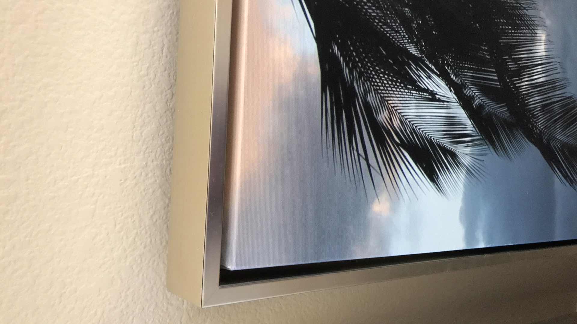 Photo 4 of SILHOUETTE OF PALMS FRAMED 30” X 40”
