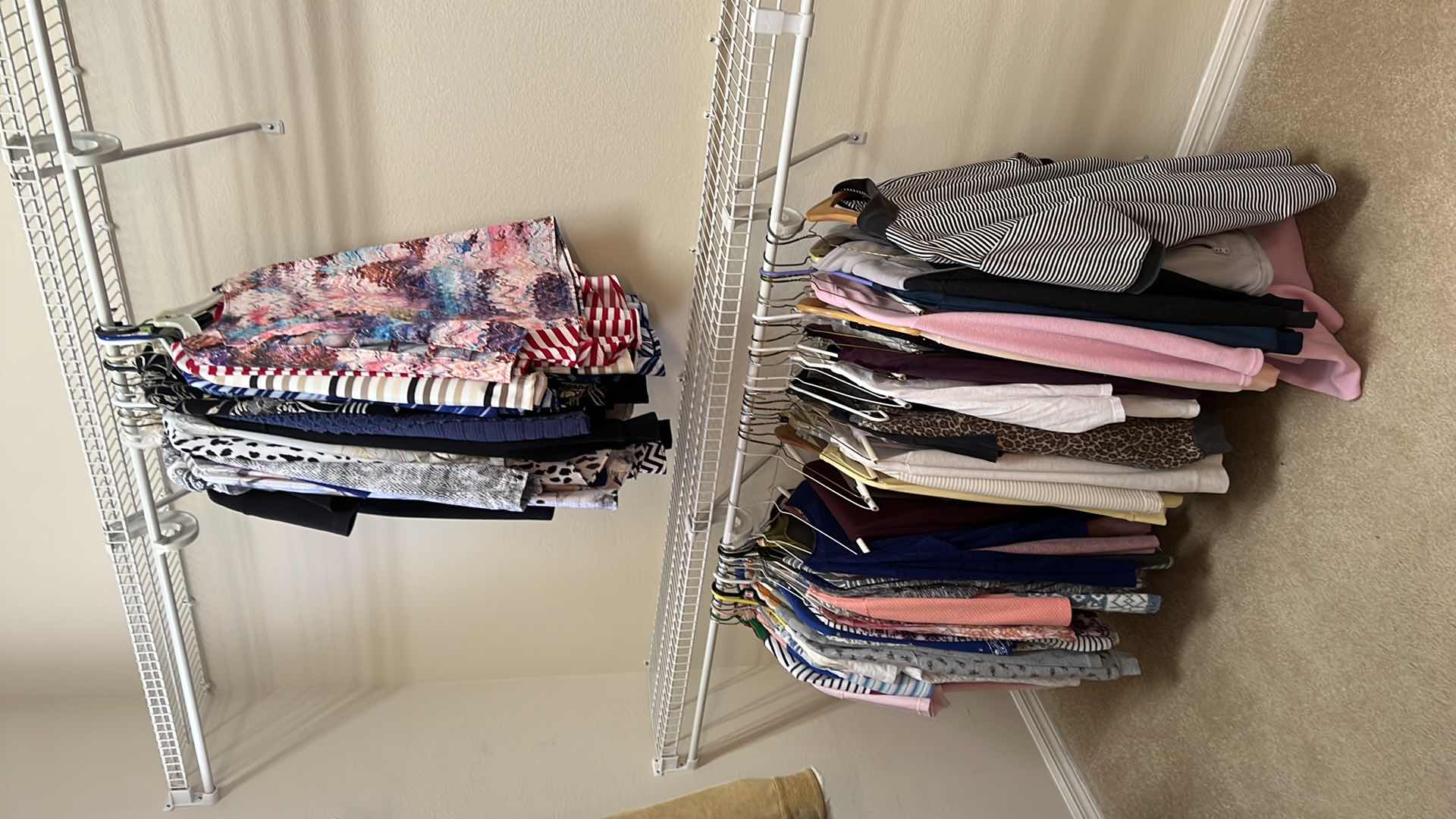 Photo 1 of LADIES 2 RACKS OF CLOTHES (SIZE S-L)