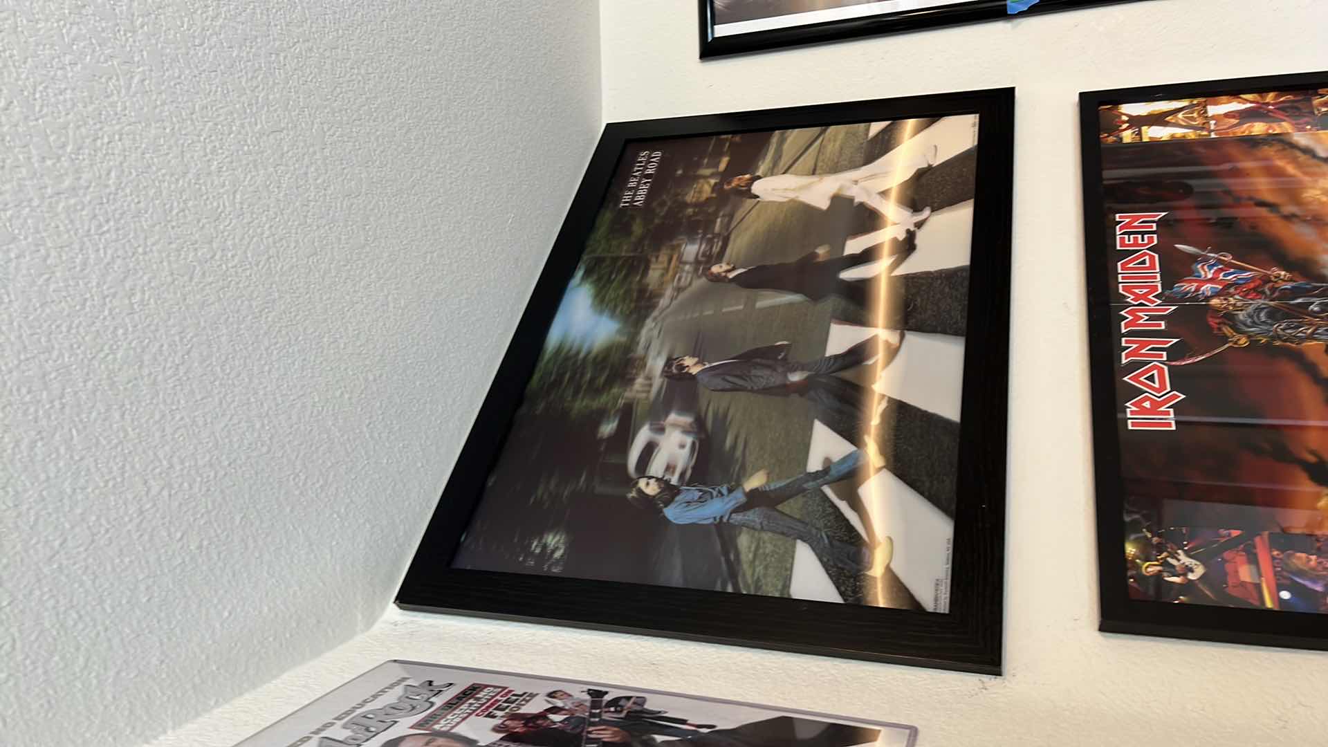 Photo 2 of FRAMED BEATLES ABBEY ROAD POSTER 20 x 21