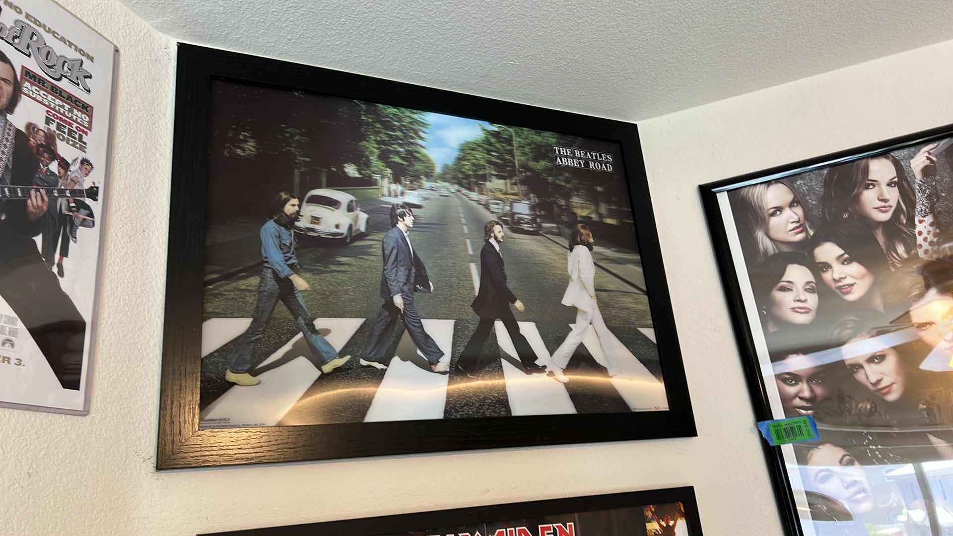 Photo 1 of FRAMED BEATLES ABBEY ROAD POSTER 20 x 21