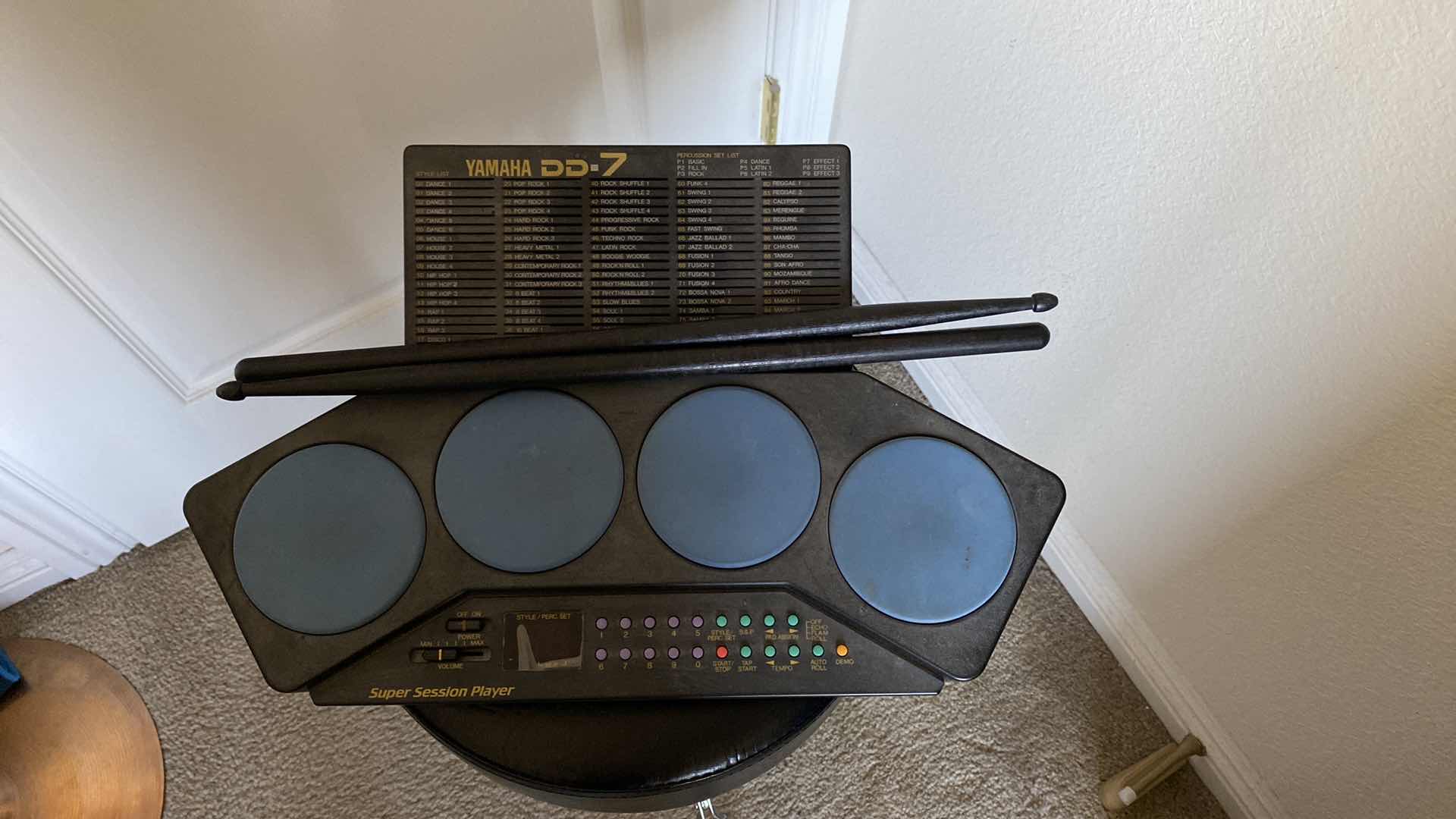 Photo 3 of YAMAHA DD7 SUPER SESSION PLAYER (STOOL NOT INCLUDED)