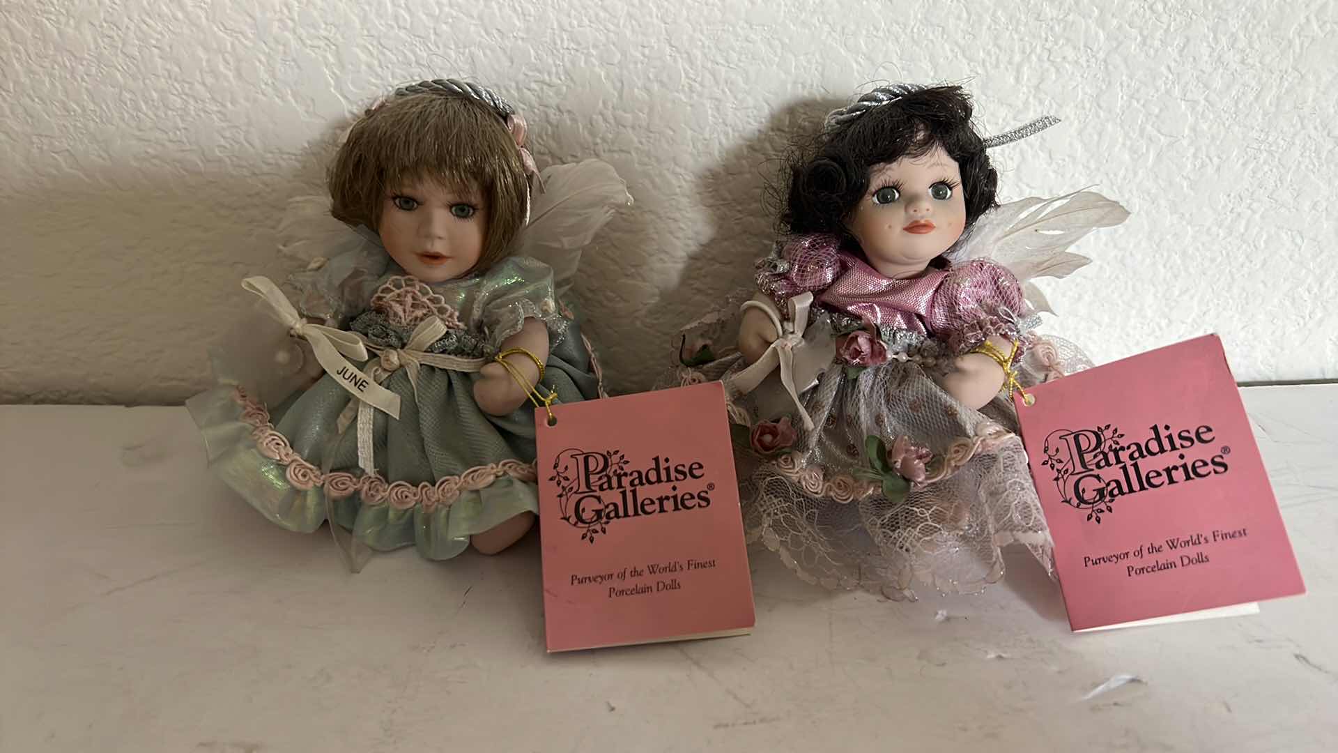 Photo 1 of 2-PARADISE GALLERIES COLLECTIBLE PORCELAIN DOLLS