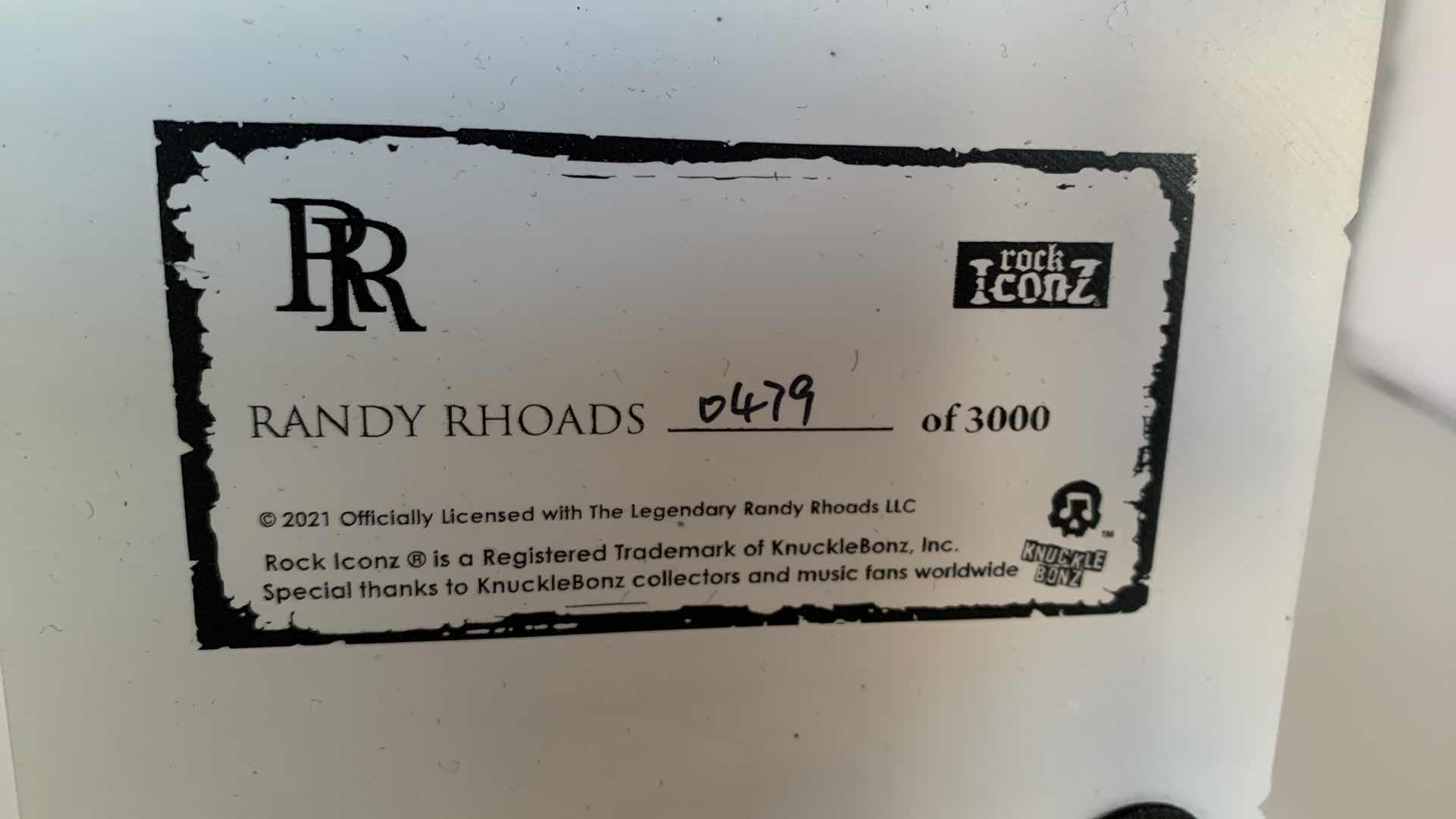 Photo 4 of 2021 ROCK ICONZ RANDY RHODES ACTION FIGURE.
