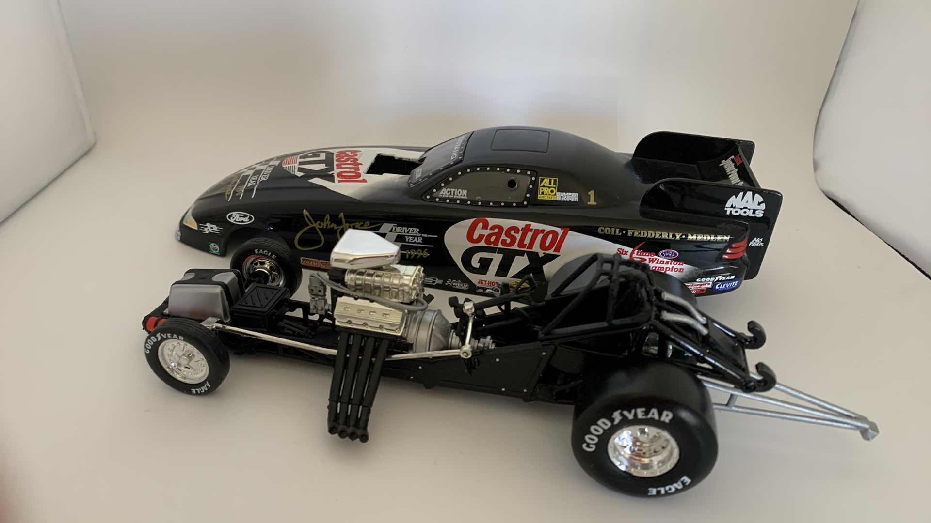 Photo 3 of CASTROL GRX JOHN FORCE DIE CAST CAR.