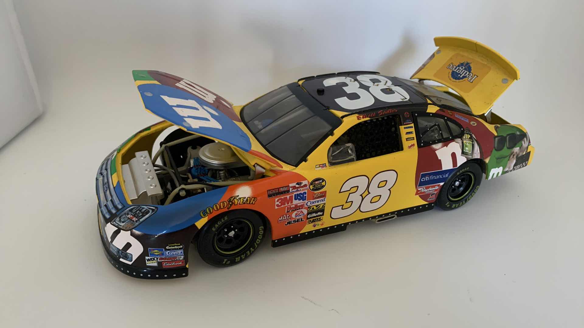 Photo 3 of M & M #38 ELLIOTT SADLER DIE CAST RACE CAR.