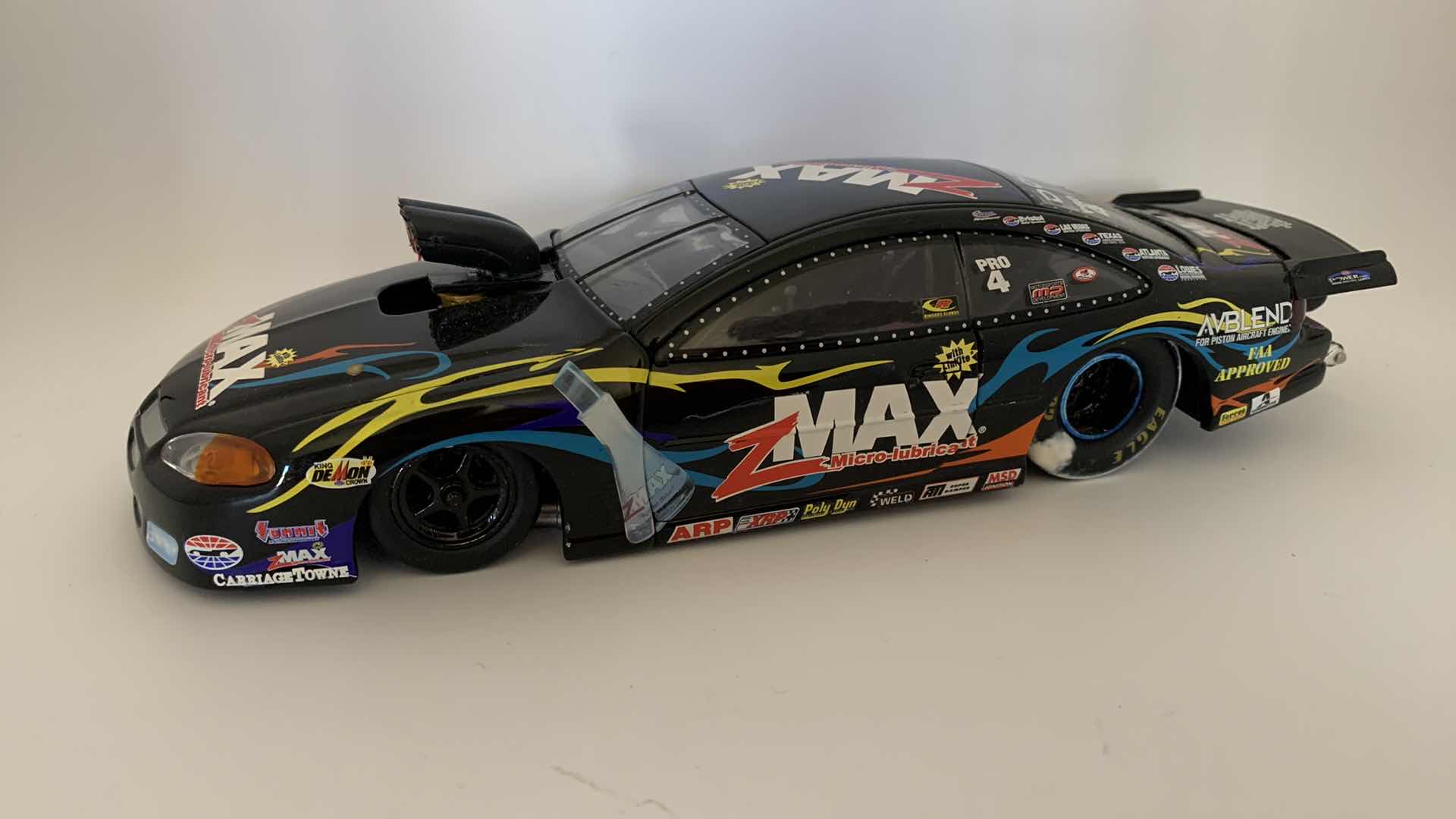 Photo 1 of Z MAX PRO STOCK DIE CAST RACE CAR.
