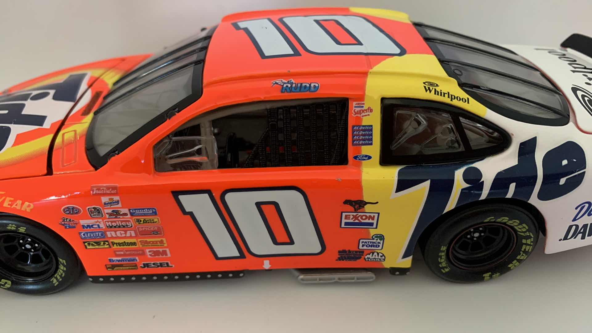 Photo 3 of TIDE #10 RICKY RUDD DIE CAST RACE CAR.