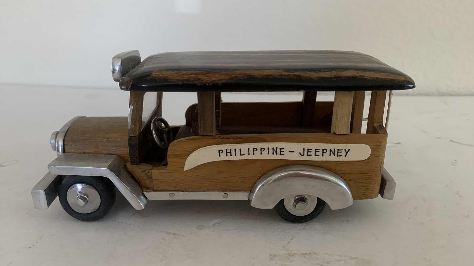 Photo 5 of HAND CRAFTED WOOD PHILIPPINE-JEEPNEY 7”