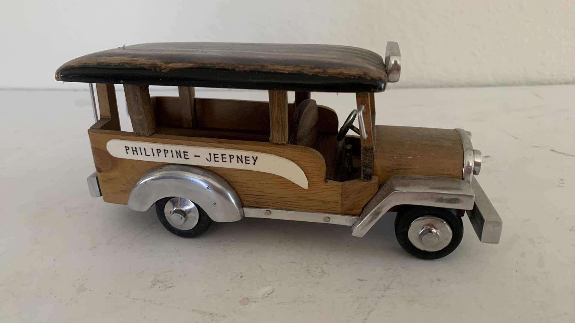 Photo 1 of HAND CRAFTED WOOD PHILIPPINE-JEEPNEY 7”