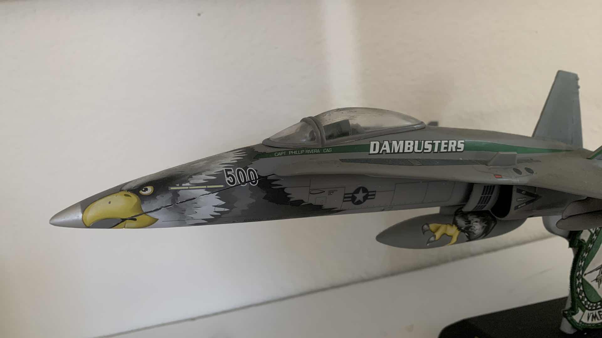 Photo 5 of F-18 HORNET SCALE 1:48 MINIATURE DISPLAY AIRPLANE.