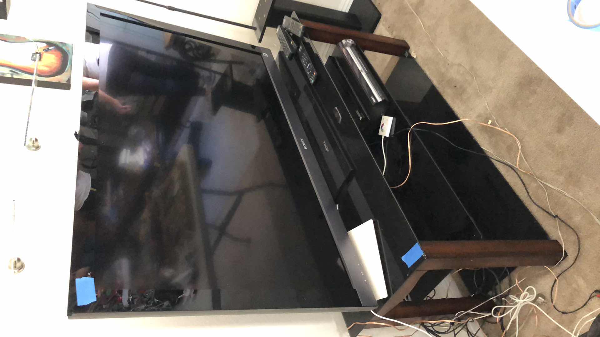 Photo 1 of SONY TV 54” w/ STAND, REMOTES AND DVD/DISC PLAYERS