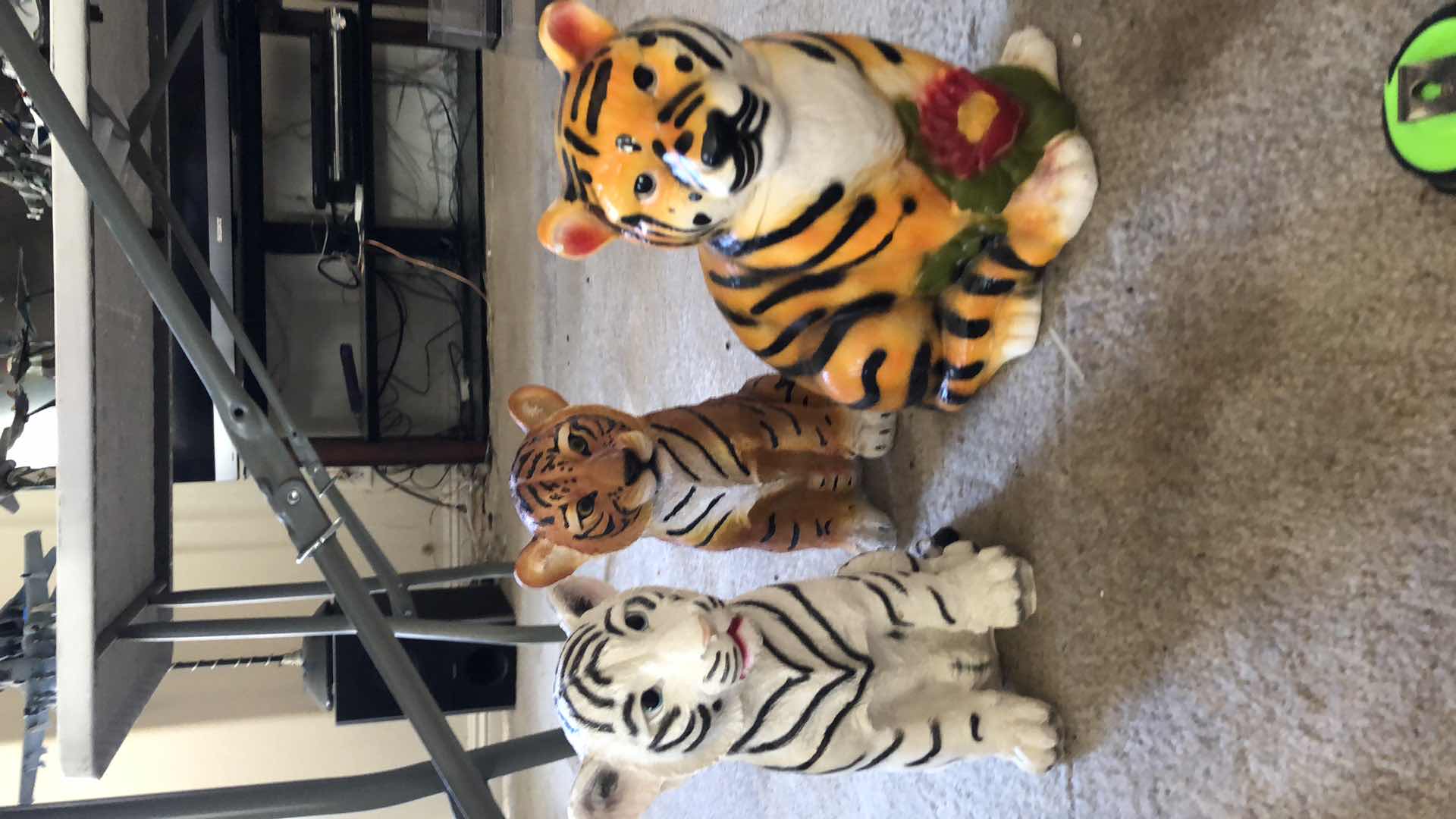 Photo 1 of COLLECTIBLE TIGER FIGURES, 3, H11”