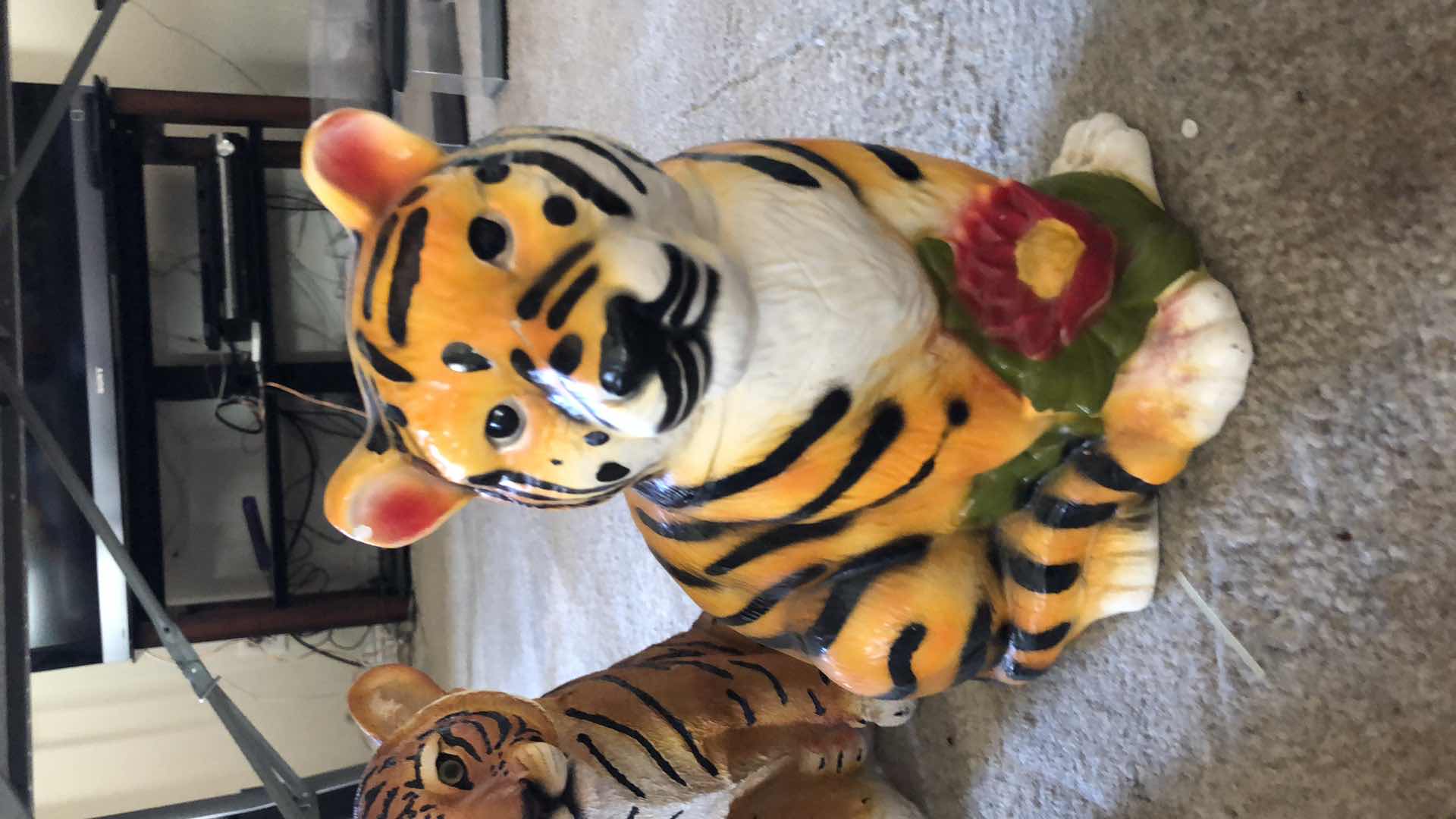 Photo 2 of COLLECTIBLE TIGER FIGURES, 3, H11”
