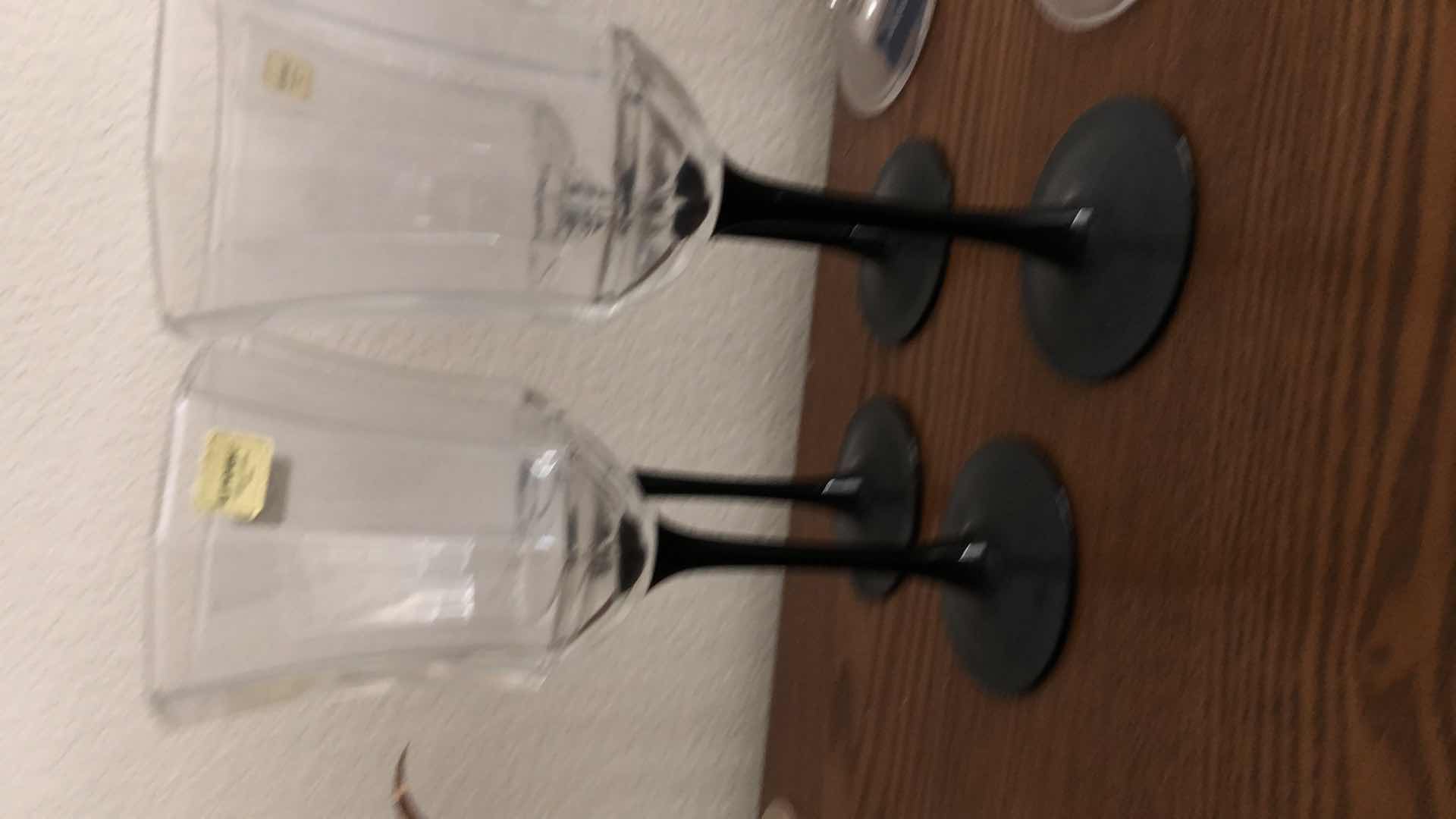 Photo 2 of WINE GLASSES, 8, (4 ARE MIKASA)