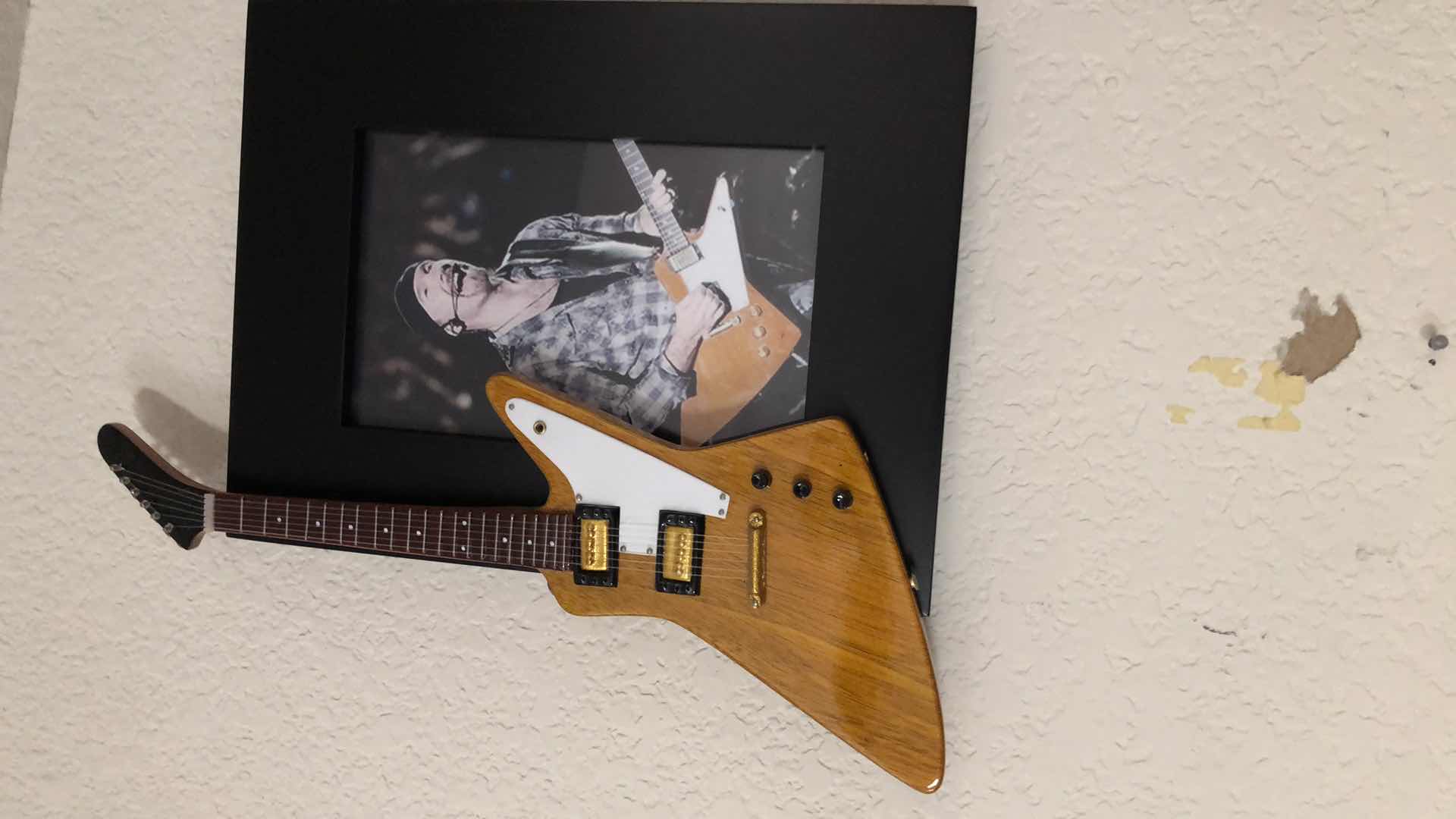 Photo 3 of GUITAR ARTWORK, 12x36” WITH COLLECTIBLE GUITAR PHOTO FRAME