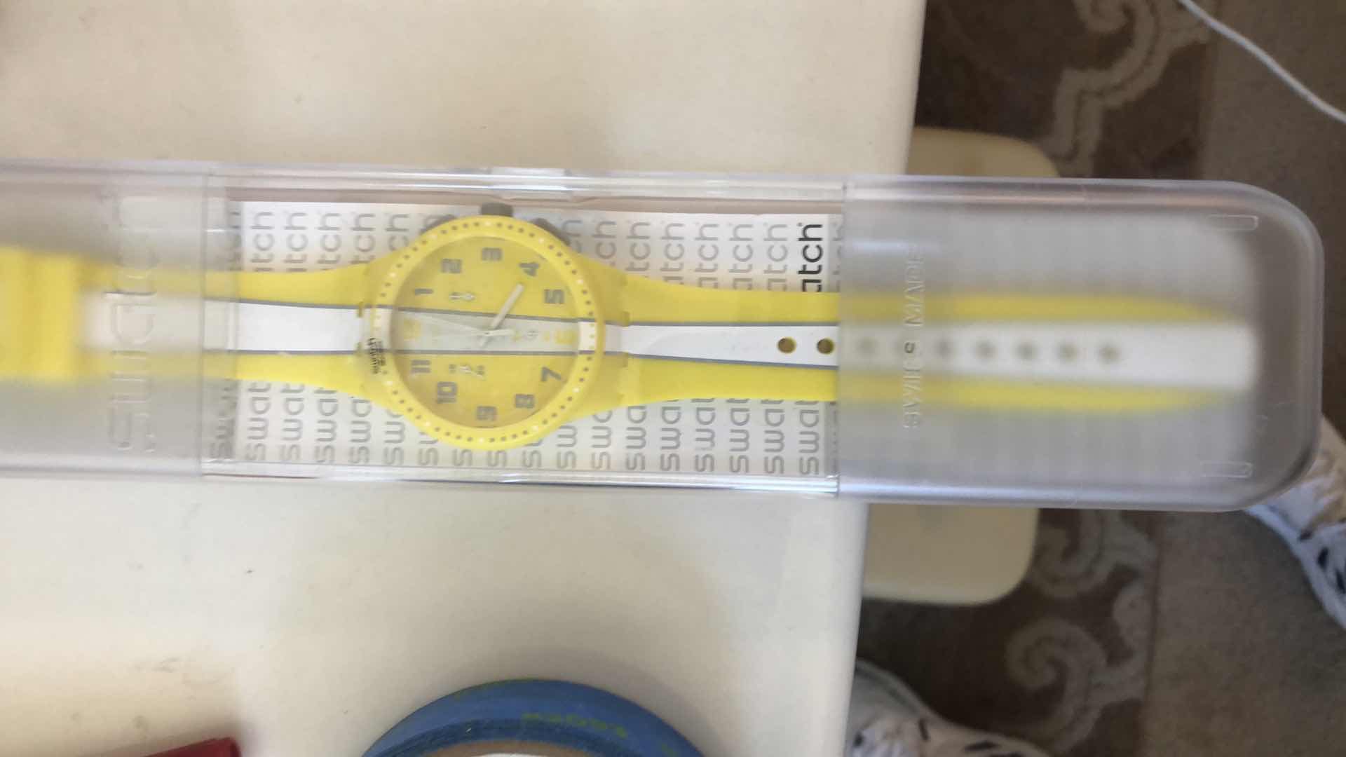 Photo 1 of NEW YELLOW SWATCH WATCH