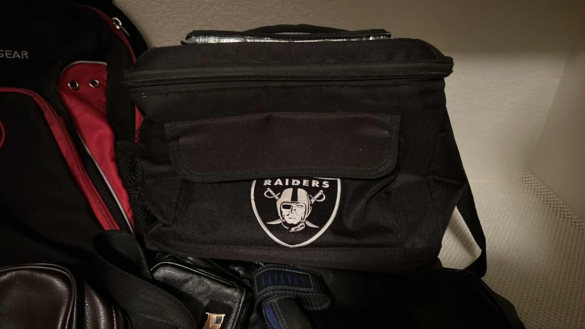 Photo 3 of RAIDERS COOLER, SWISS GEAR BACKPACK, 3-MENS LEATHER SMALL BAGS
