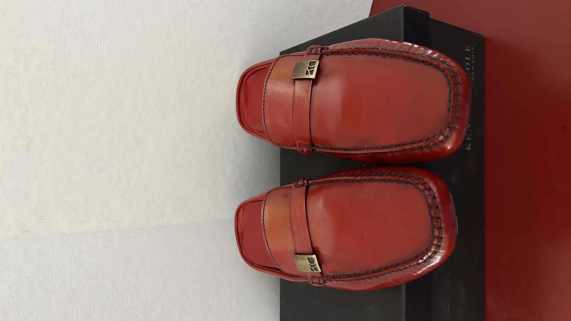 Photo 4 of LADIES RODEO DRIVE RED SLIDE SHOES (SIZE 6.5)