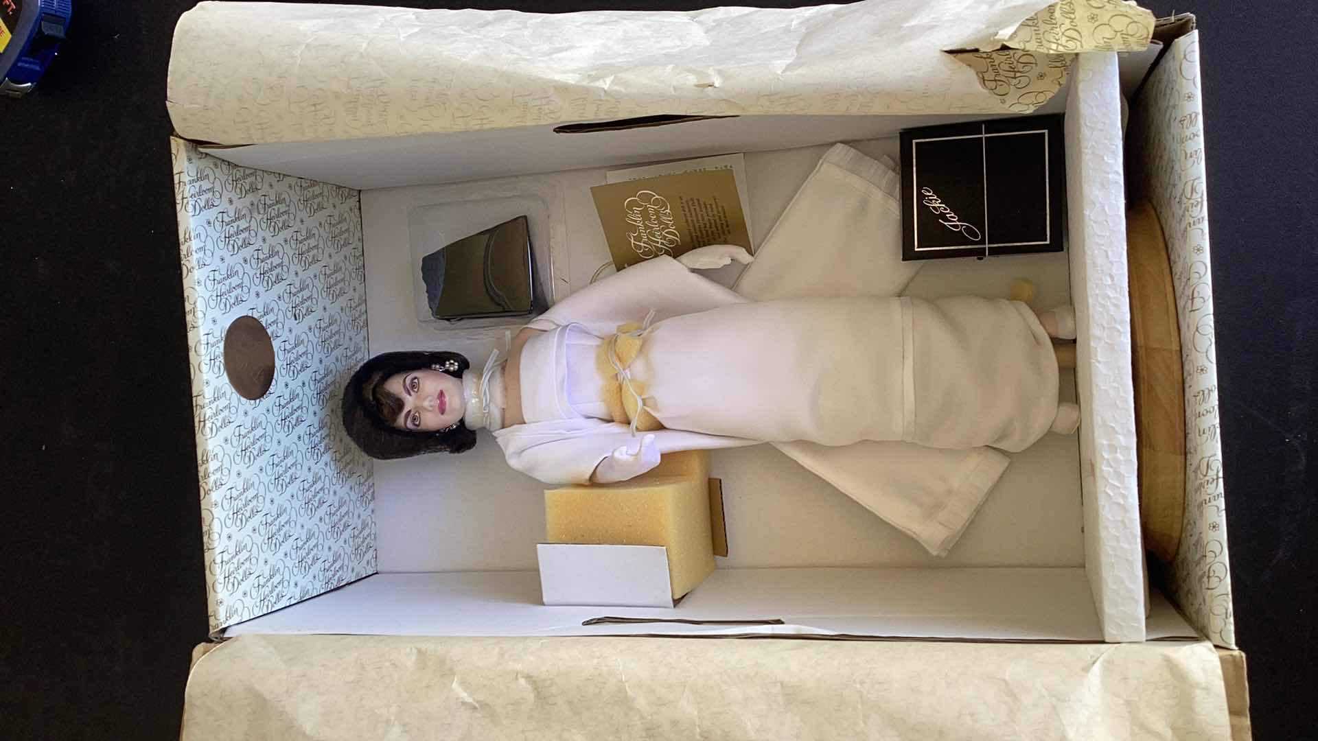 Photo 1 of FRANKLIN MINT “JACKIE KENNEDY” DOLL 16” TALL