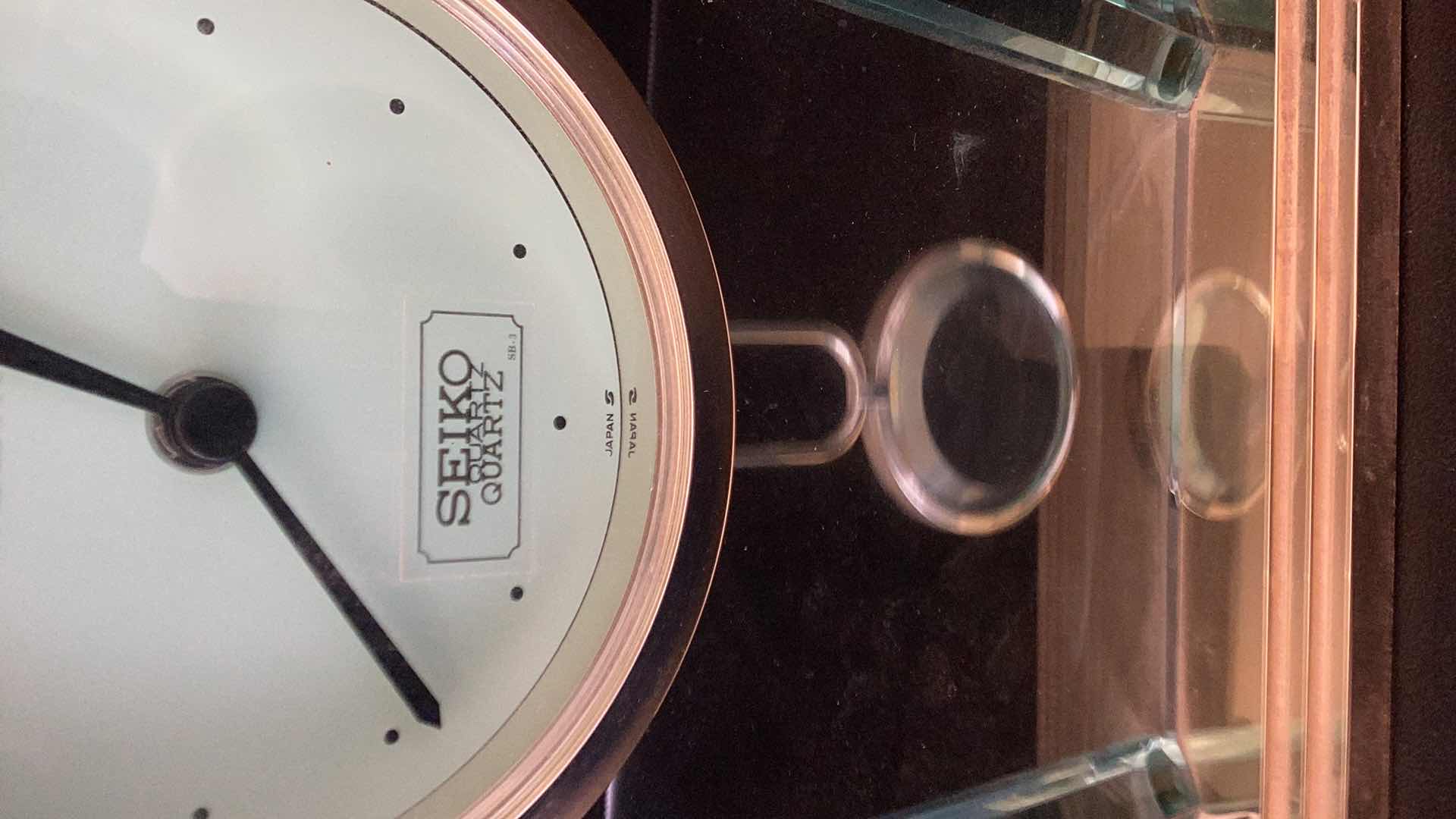 Photo 2 of SEIKO QUARTZ CLOCK 10” TALL