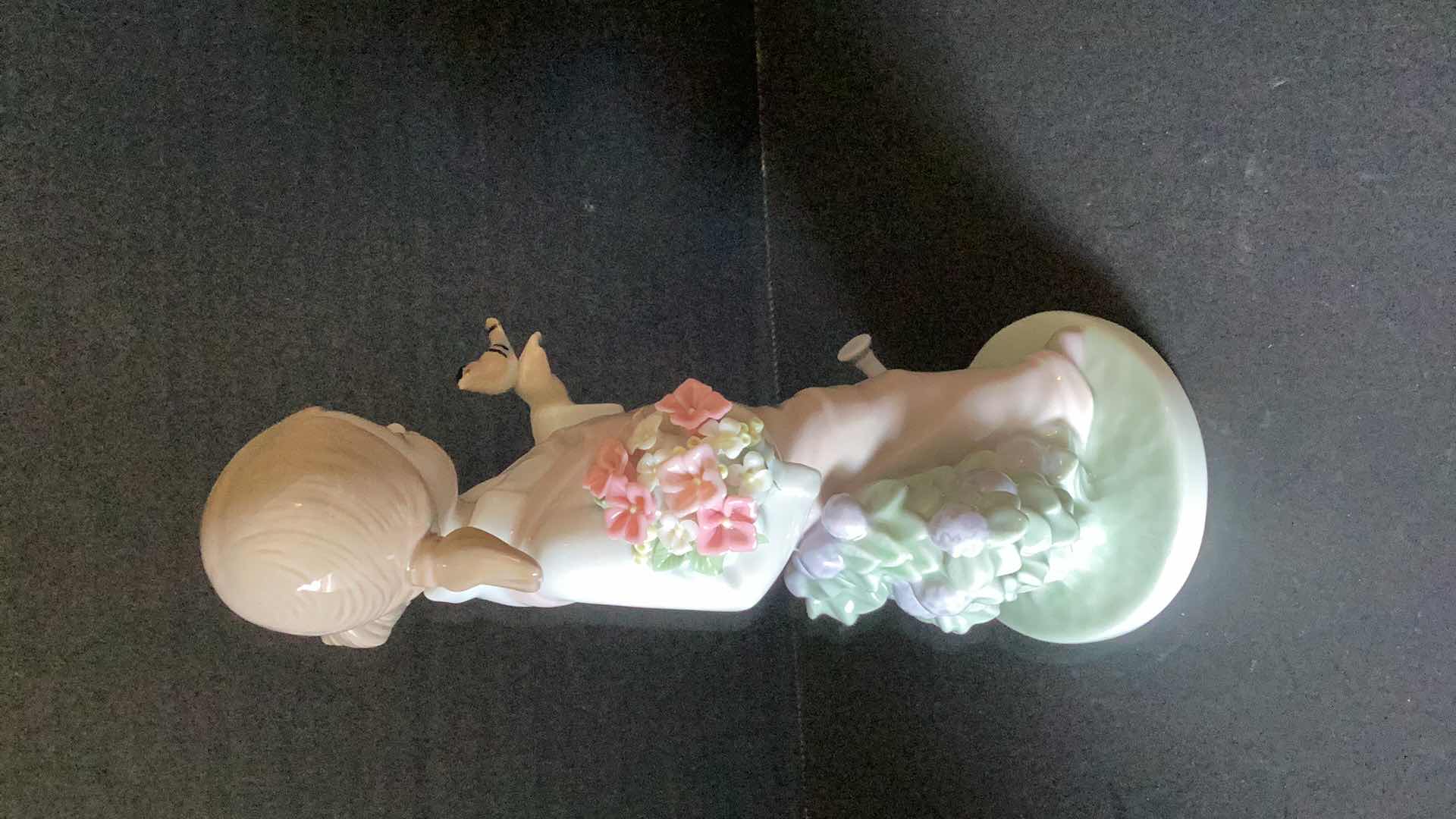 Photo 3 of LLADRO “SPRING GIRL WITH FLOWERS” #5217 7” TALL 