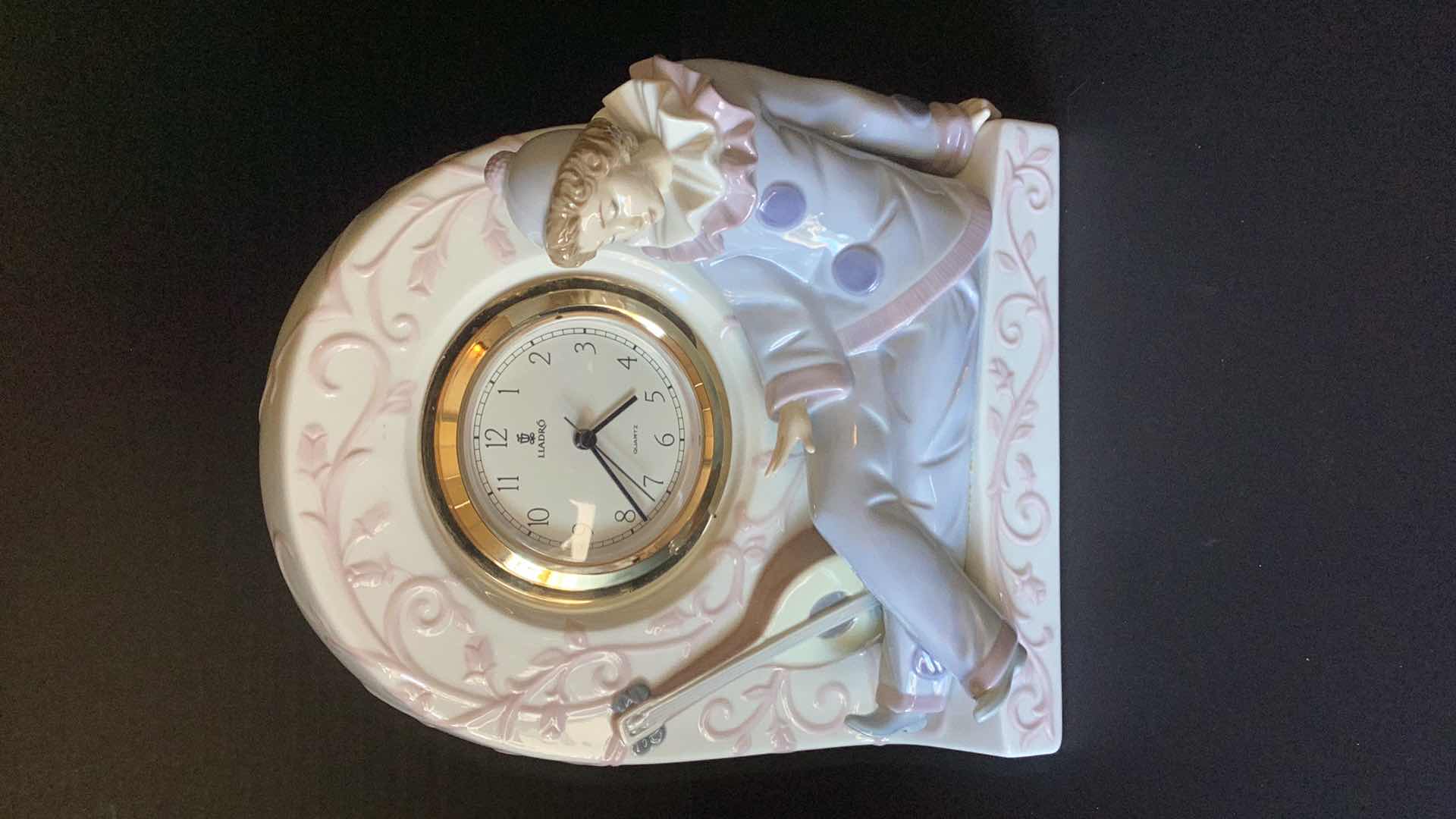 Photo 1 of LLADRO “CLOWN CLOCK” #5778 9” TALL