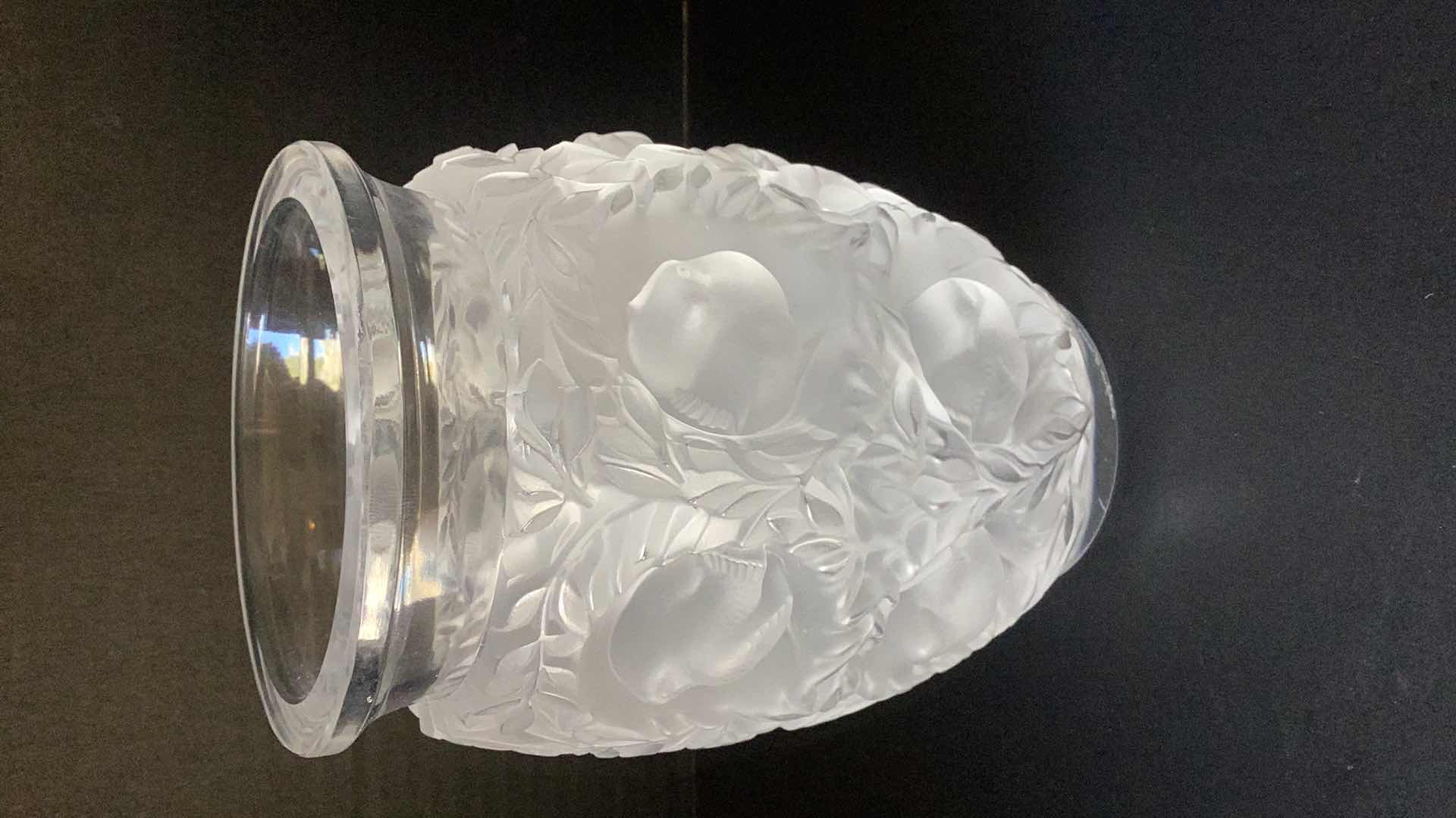 Photo 1 of LALIQUE BAGATELLE VASE 5” X H 7”