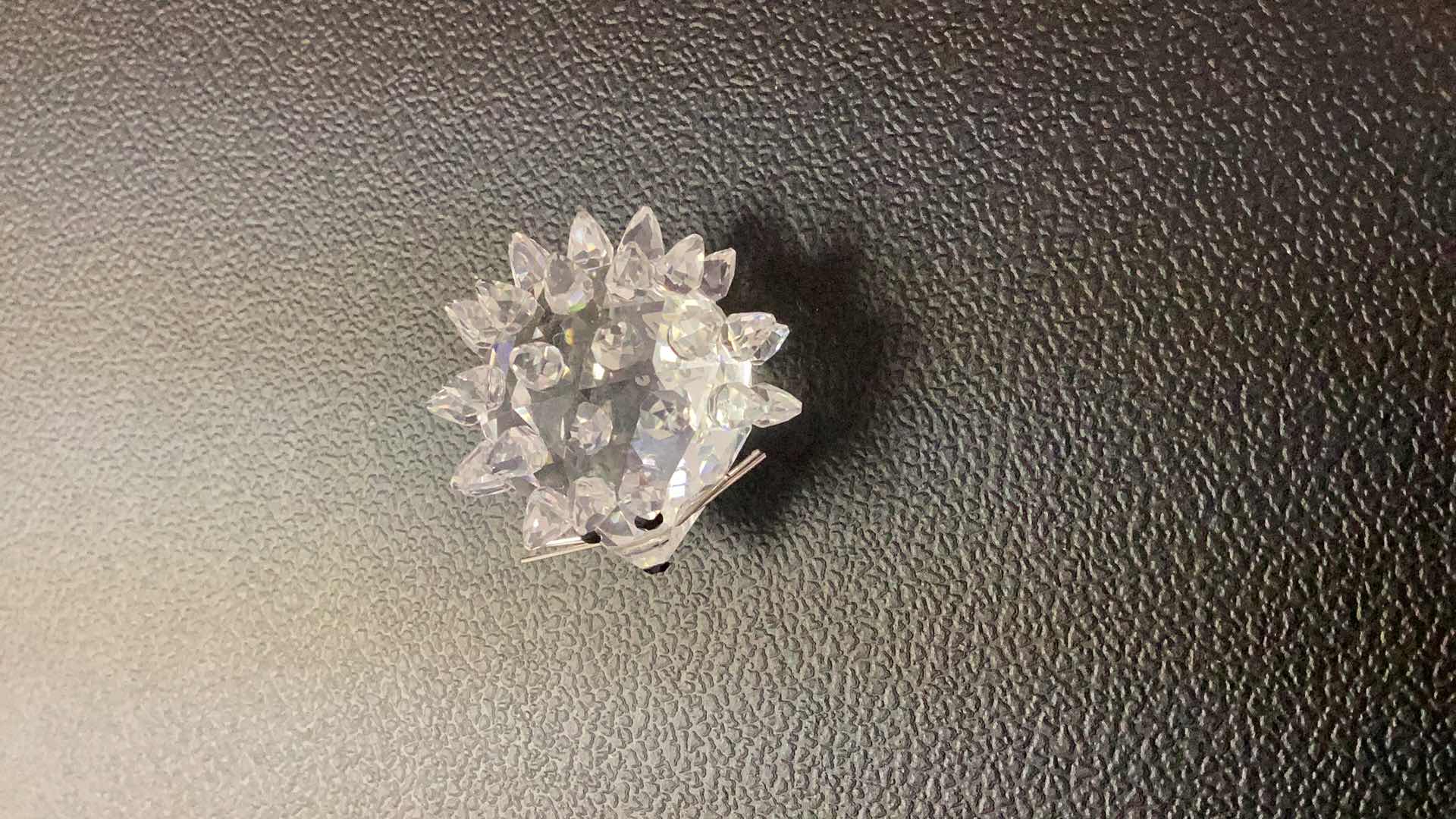 Photo 2 of SWAROVSKI CRYSTAL MINI FIGURE HEDGE HOG 1/2” TALL