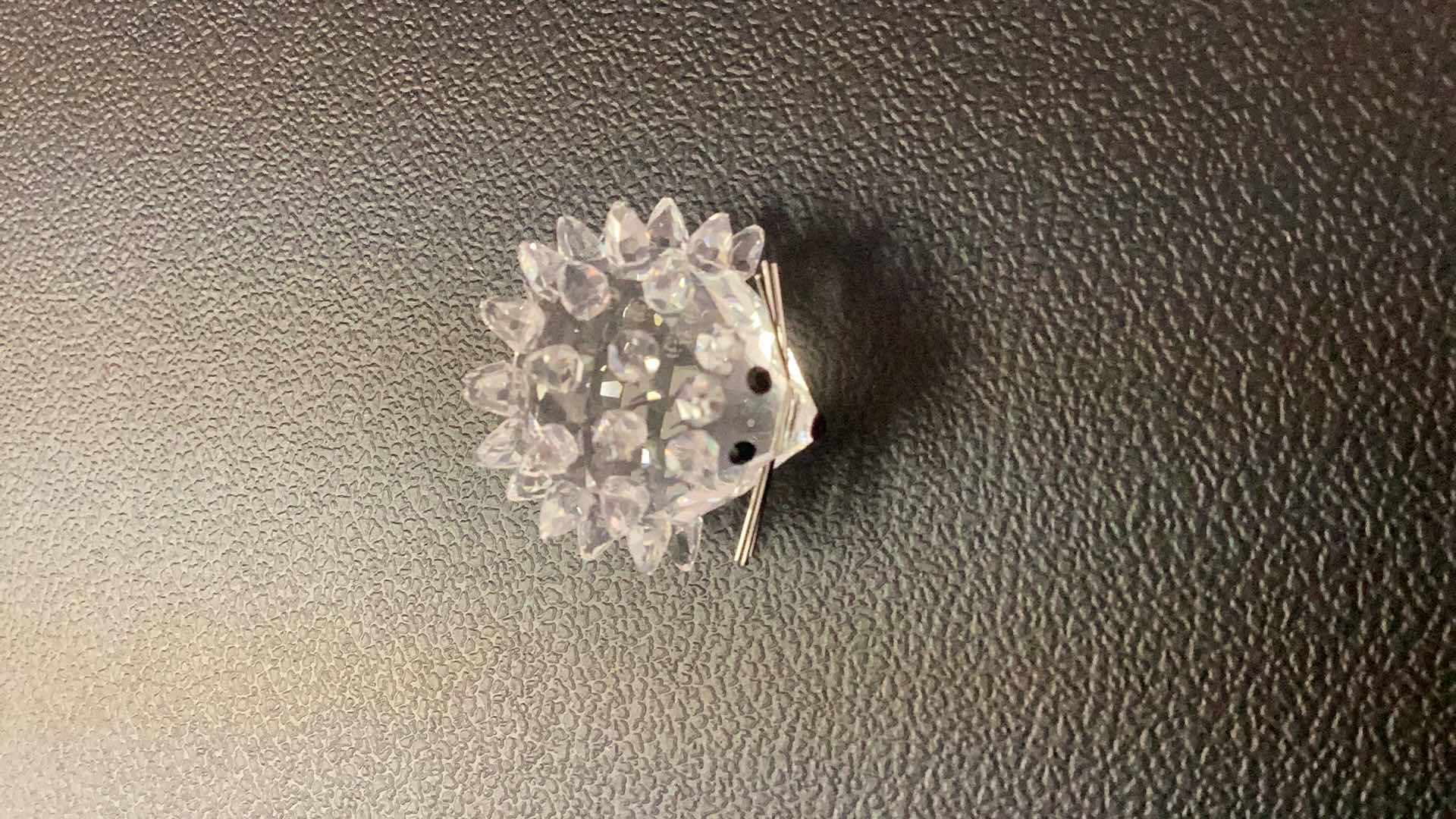 Photo 1 of SWAROVSKI CRYSTAL MINI FIGURE HEDGE HOG 1/2” TALL