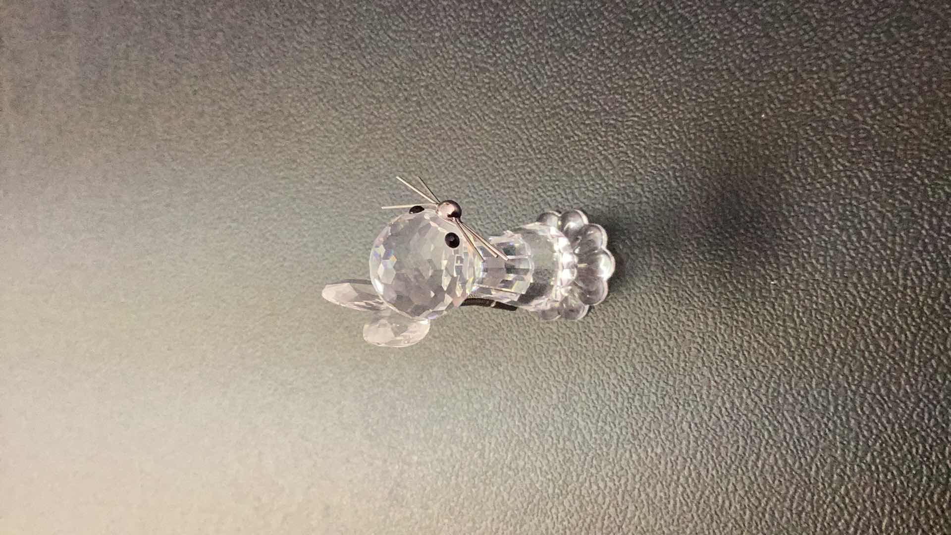 Photo 2 of SWAROVSKI CRYSTAL MINI FIGURE A CAT 2” TALL