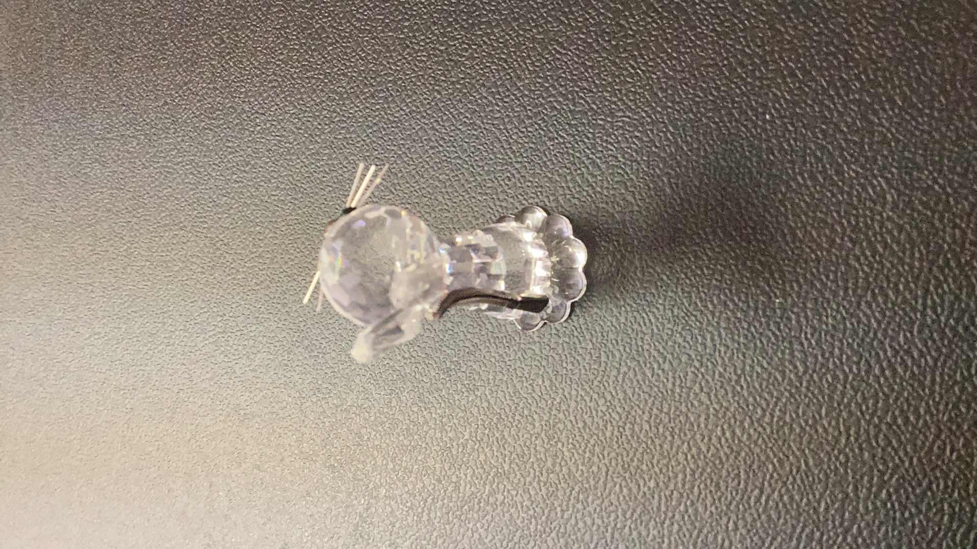 Photo 3 of SWAROVSKI CRYSTAL MINI FIGURE A CAT 2” TALL