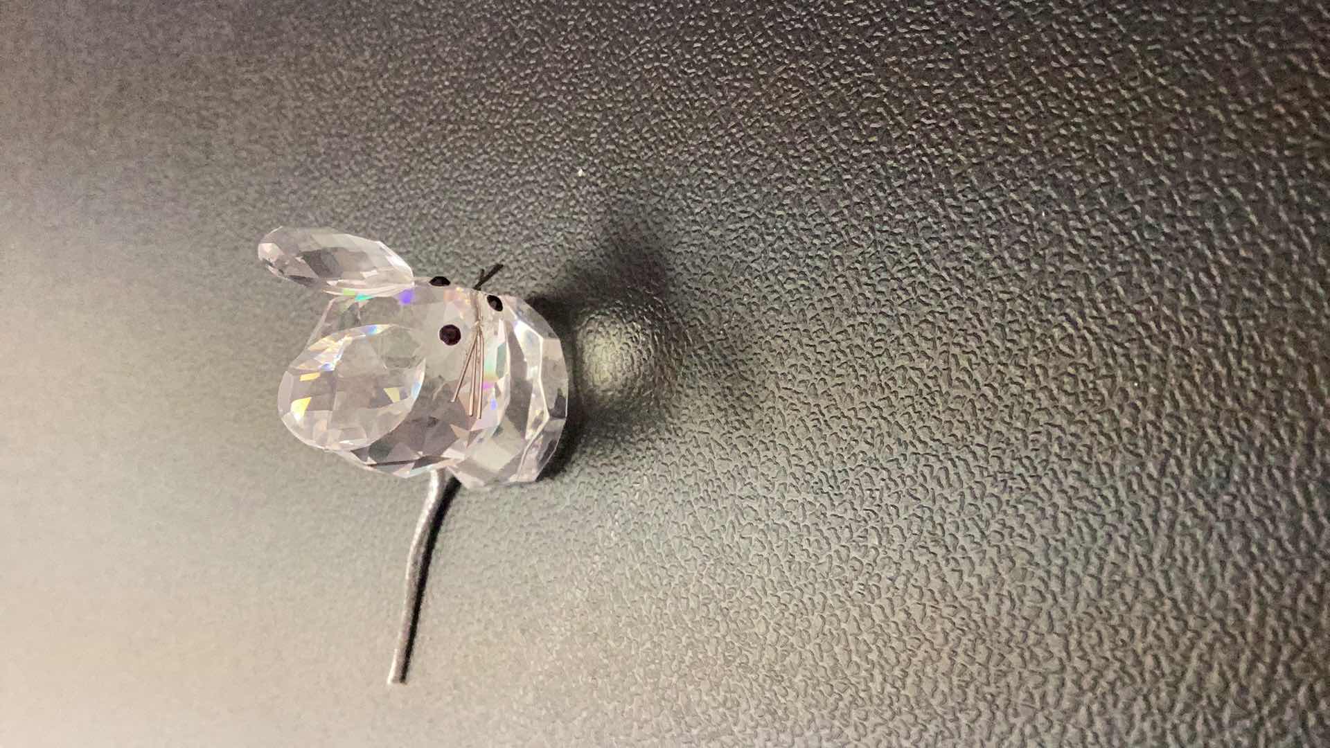 Photo 2 of SWAROVSKI CRYSTAL MINI FIGURE A MOUSE 1” TALL