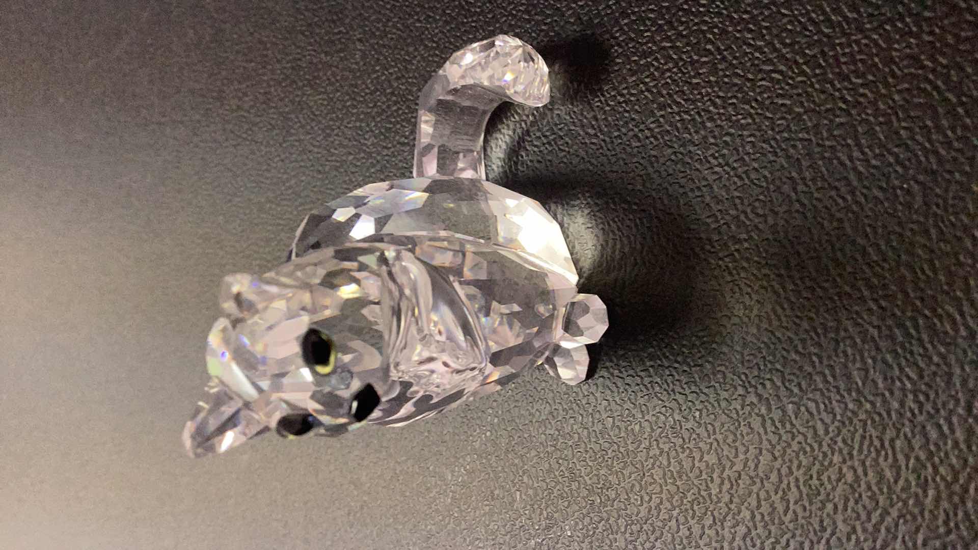 Photo 1 of SWAROVSKI CRYSTAL MINI FIGURE CAT 2” TALL