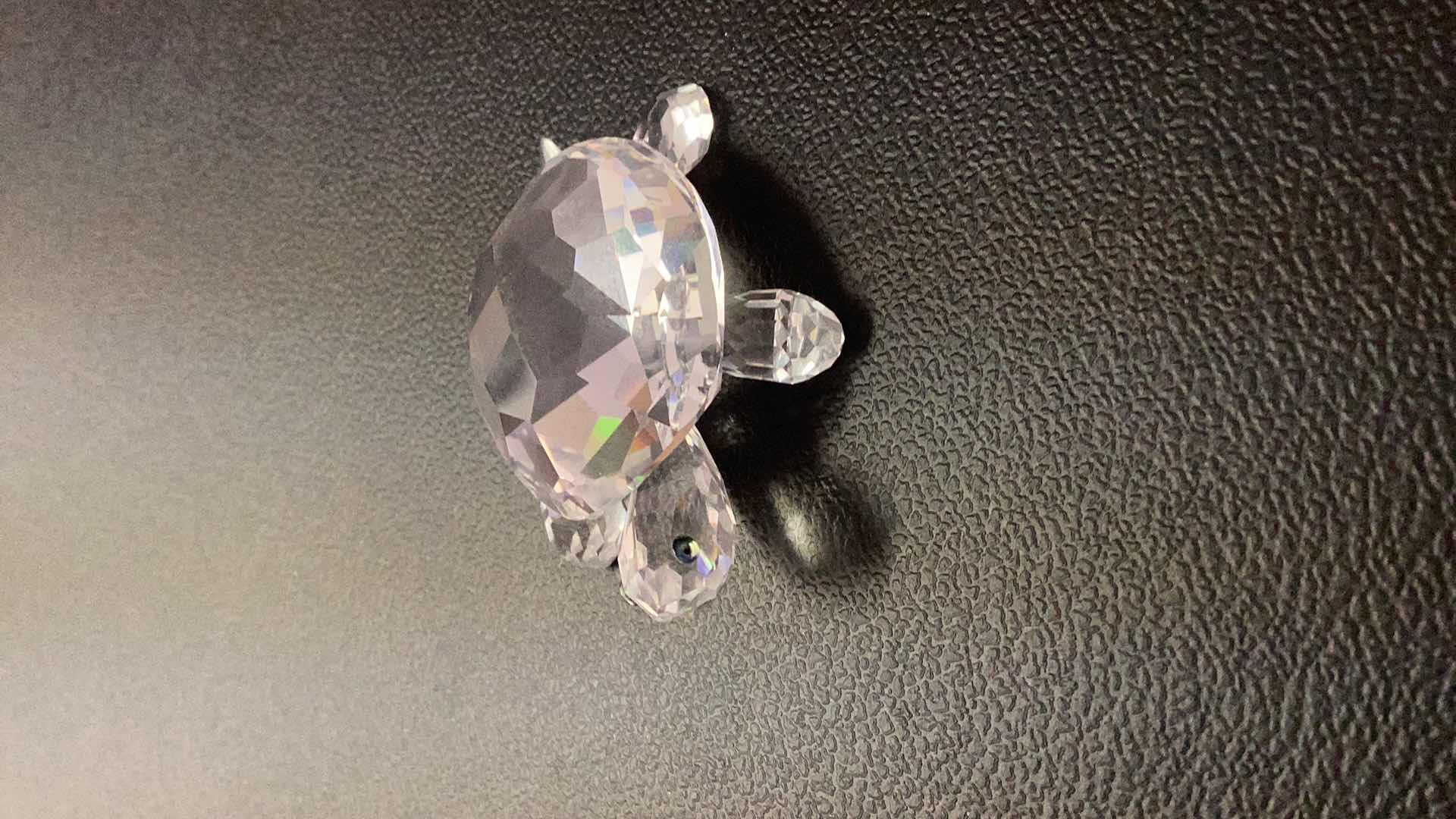 Photo 1 of SWAROVSKI CRYSTAL MINI FIGURE TURTLE 1/2” TALL