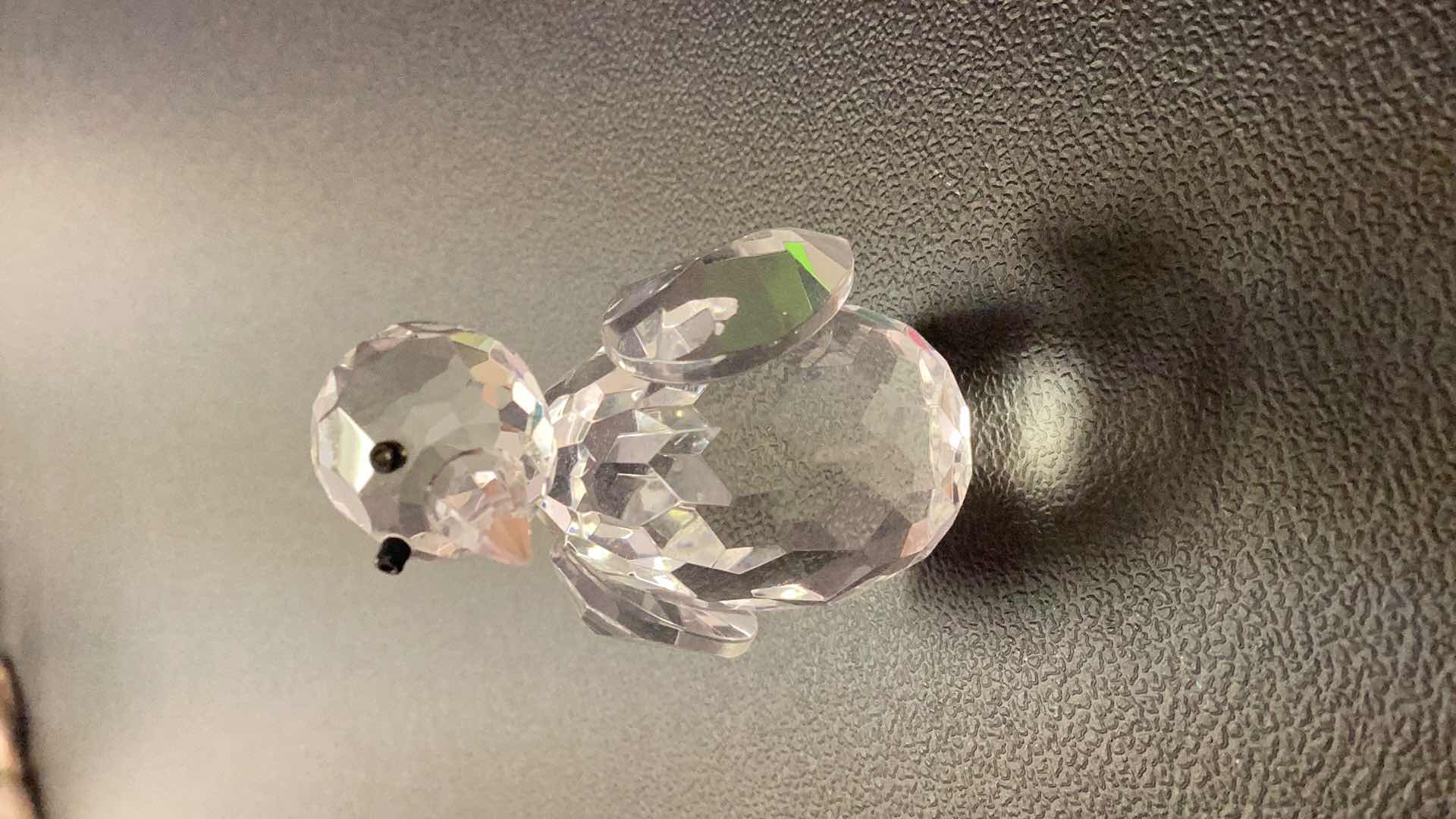 Photo 1 of SWAROVSKI CRYSTAL MINI FIGURE PENGUIN, BROKEN HEAD 2” TALL