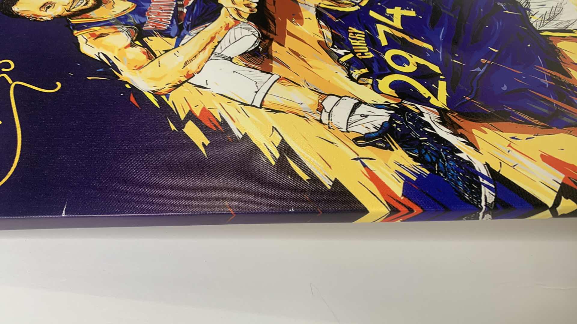 Photo 3 of ARTWORK, STRETCHED CANVAS, STEPHEN CURRY, WARRIORS 16” x 24”