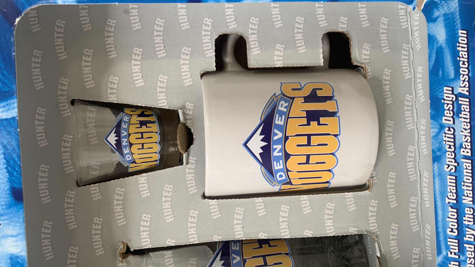 Photo 3 of NEW BOXED DENVER NUGGETS NBA DRINKWARE SET