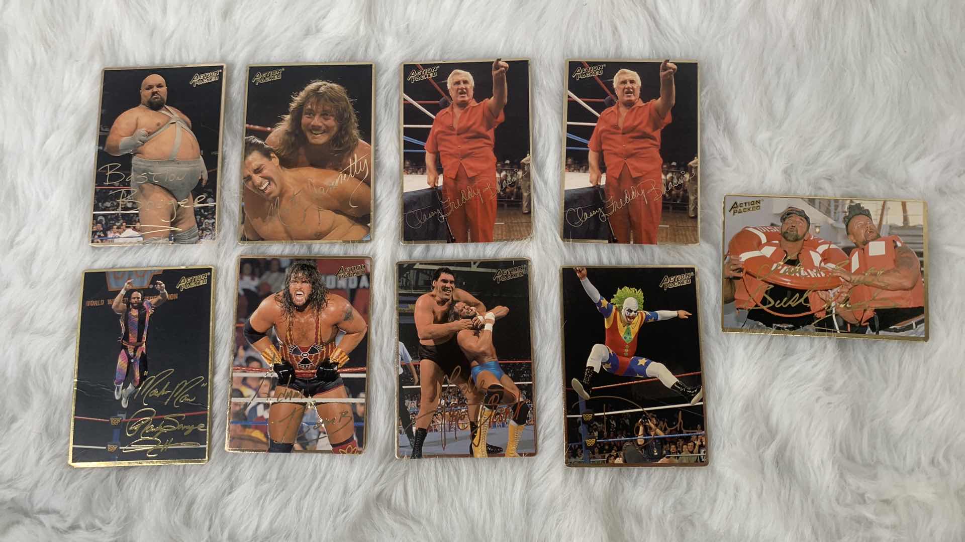 Photo 1 of 9 VINTAGE 1994 WWE WRESTLING CARDS