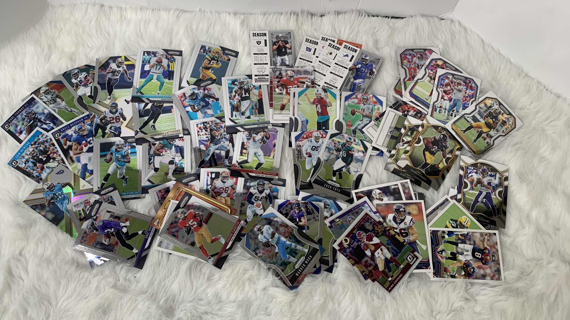 Photo 2 of STACK OF COLLECTIBLE FOOTBALL CARDS