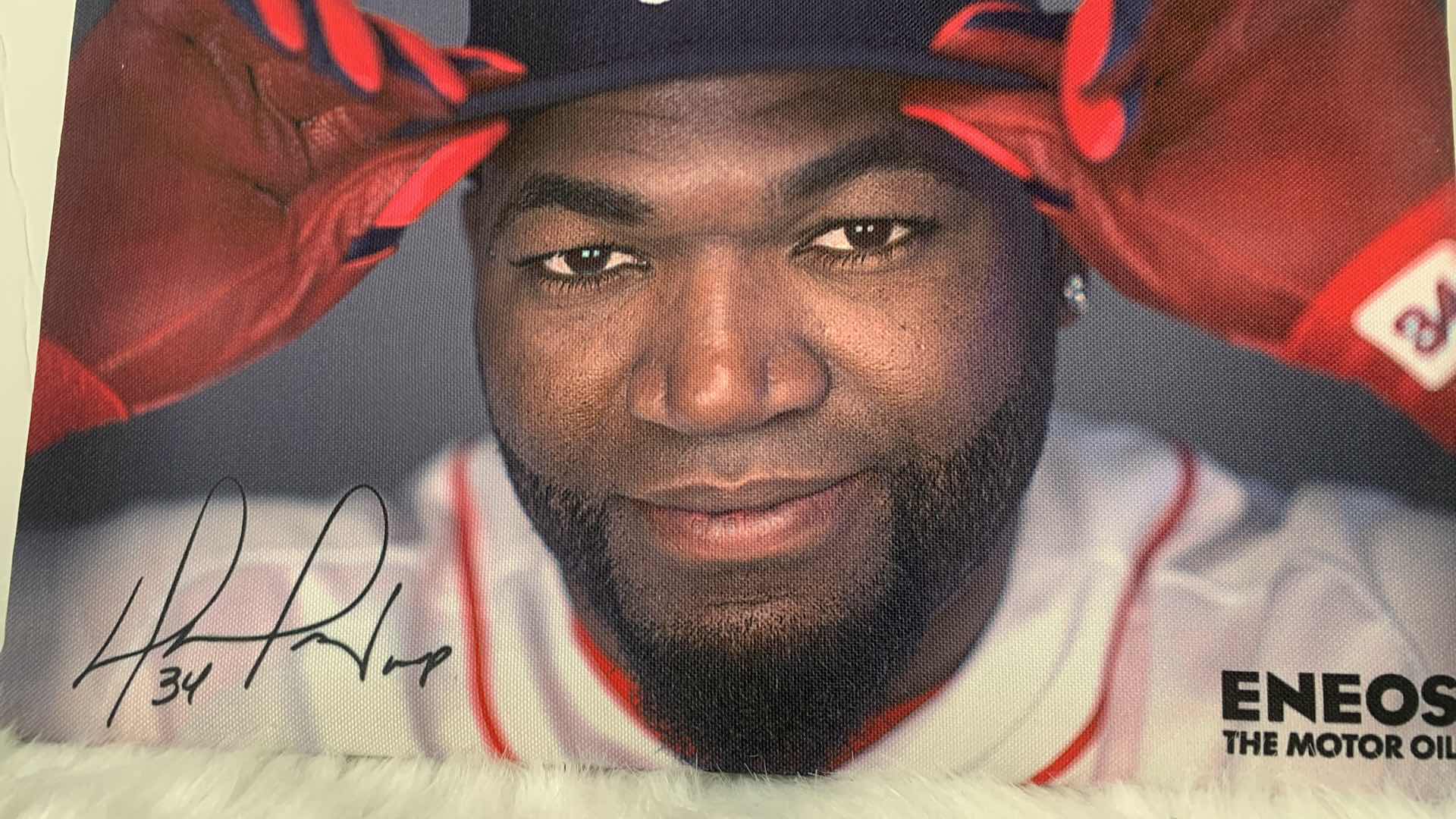 Photo 2 of ARTWORK, STRETCHED CANVAS, DAVID ORTIZ, 12” x 9”