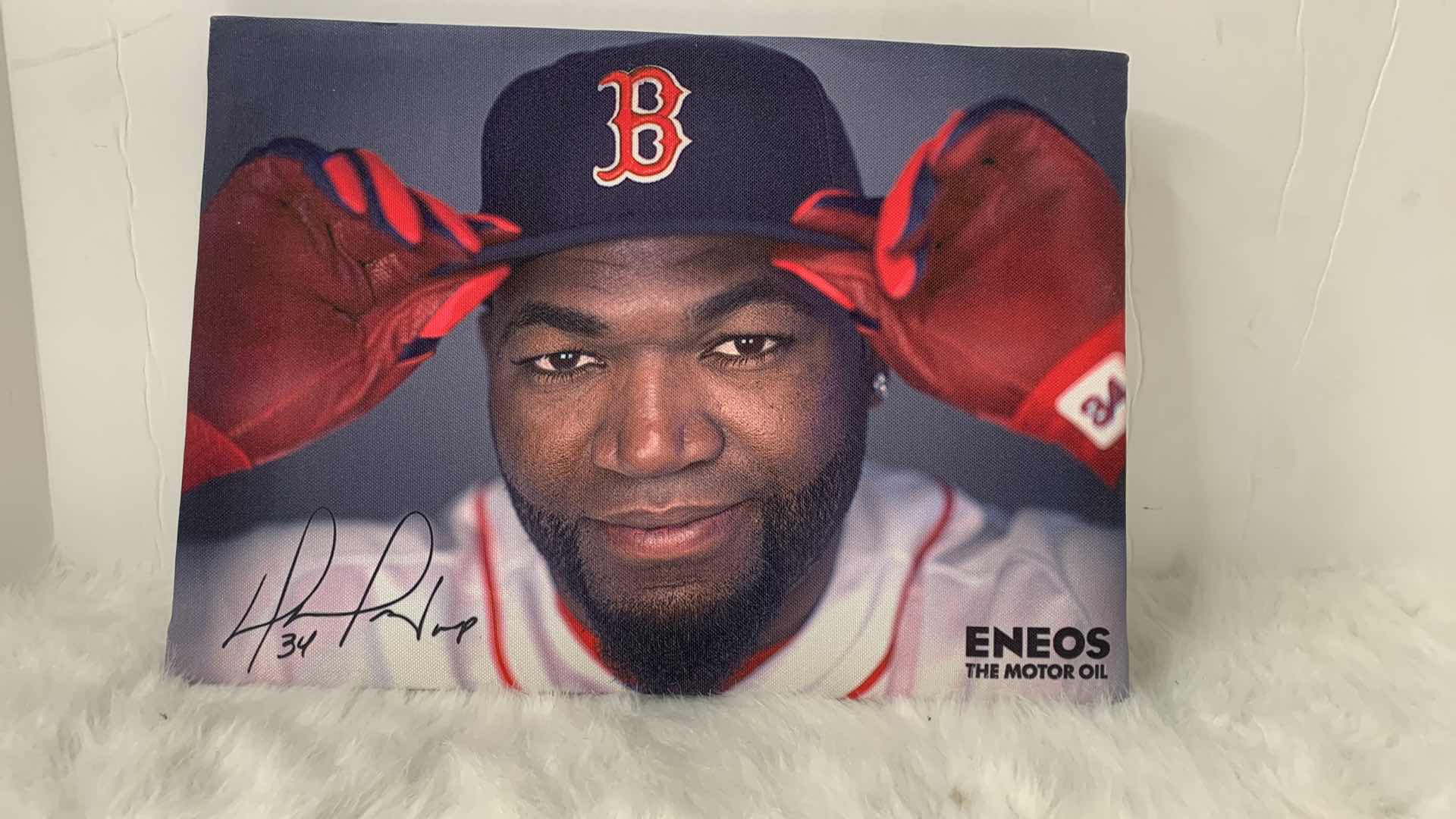 Photo 1 of ARTWORK, STRETCHED CANVAS, DAVID ORTIZ, 12” x 9”