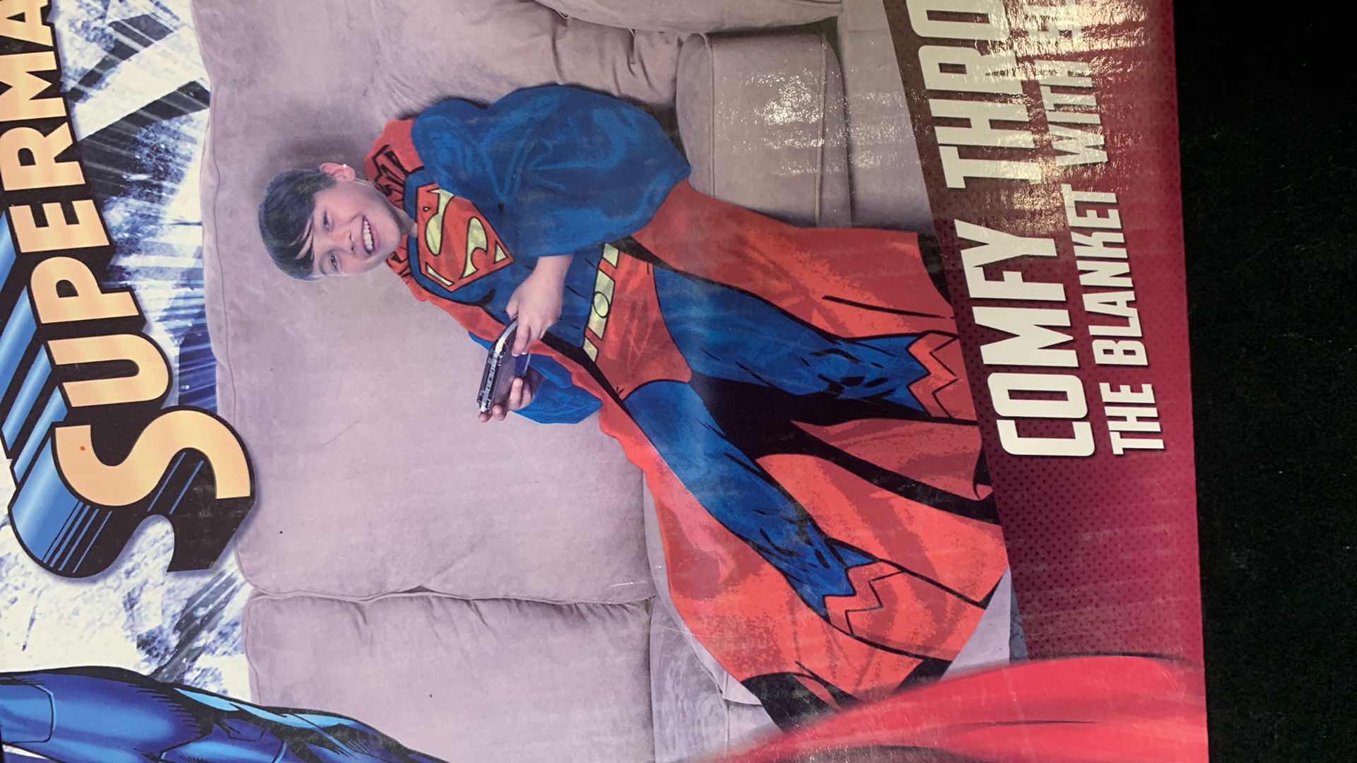 Photo 2 of NEW SUPERMAN COMFY THROW
