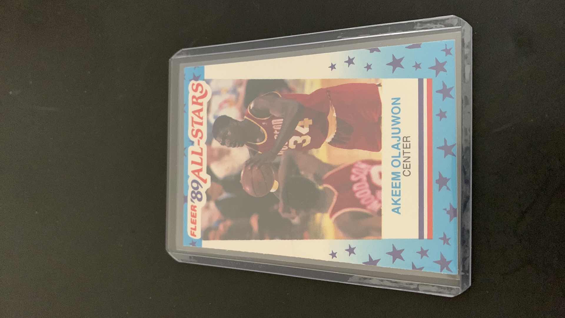 Photo 1 of 1989 FLEER AKEEM OLAJUWON ALL-STARS STICKER CARD