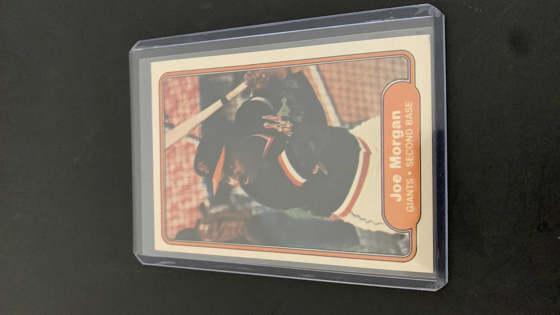 Photo 1 of 1982 FLEER JOE MORGAN GIANTS CARD