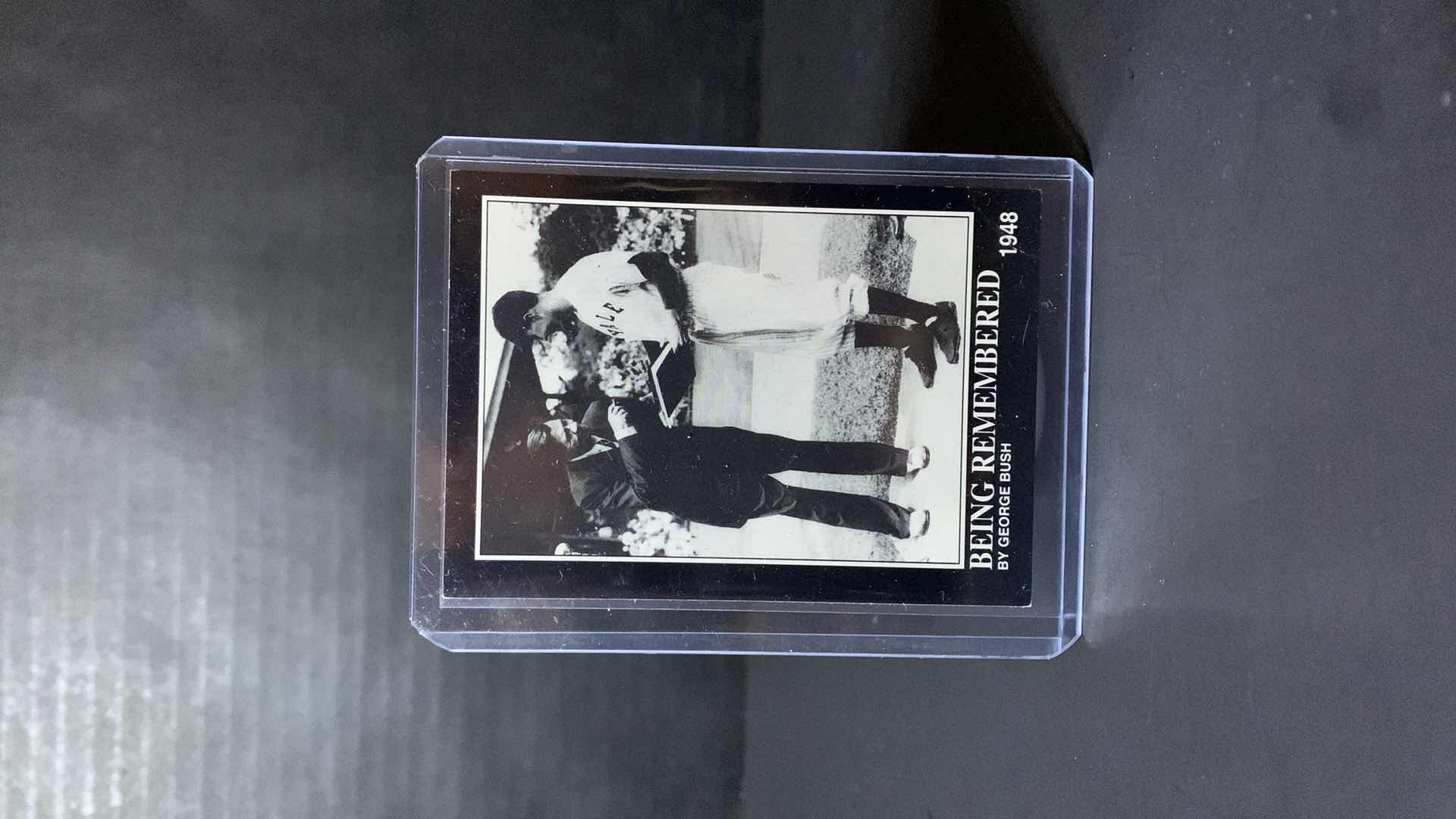 Photo 1 of 1992 MEGACARDS BABE RUTH “BEING REMEMBERED BY GEORGE BUSH” CARD