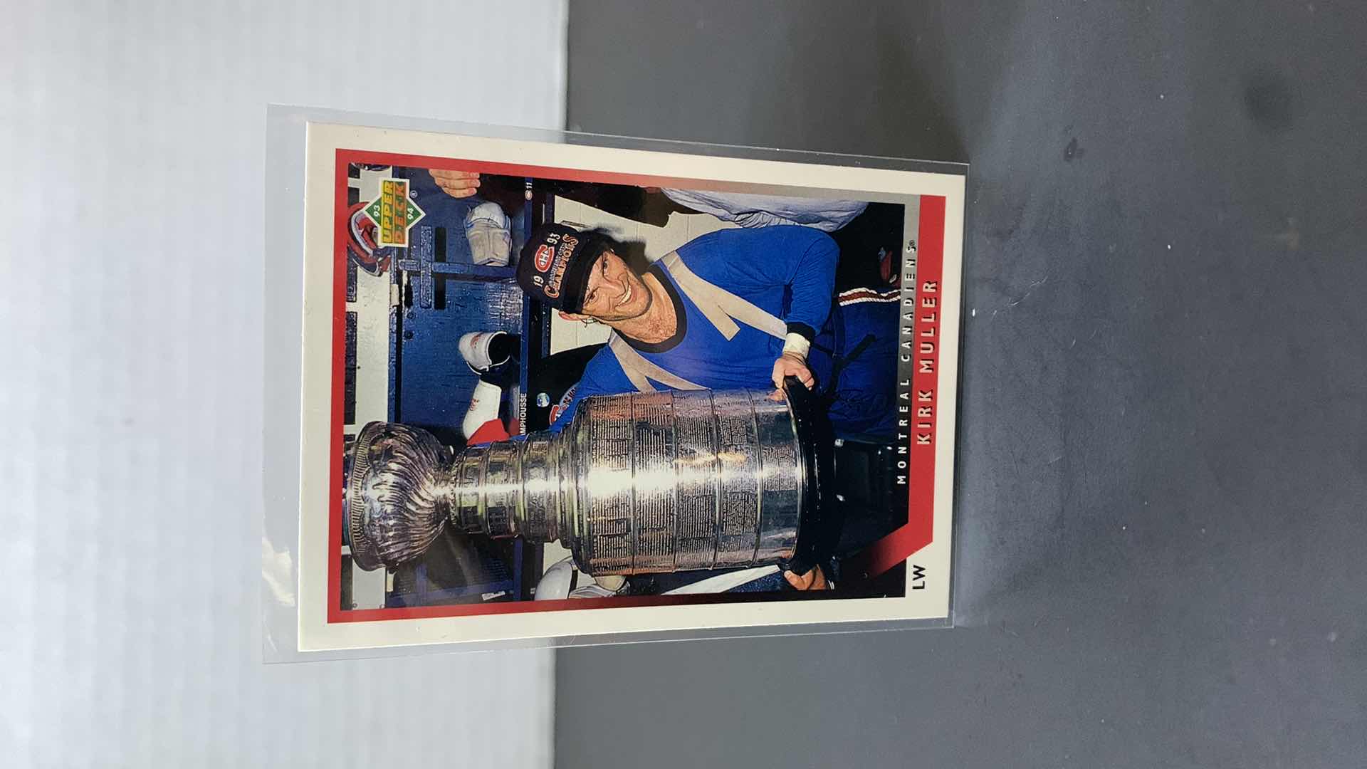 Photo 1 of 1993 UPPER DECK KIRK MULLER CANADIENS CARD