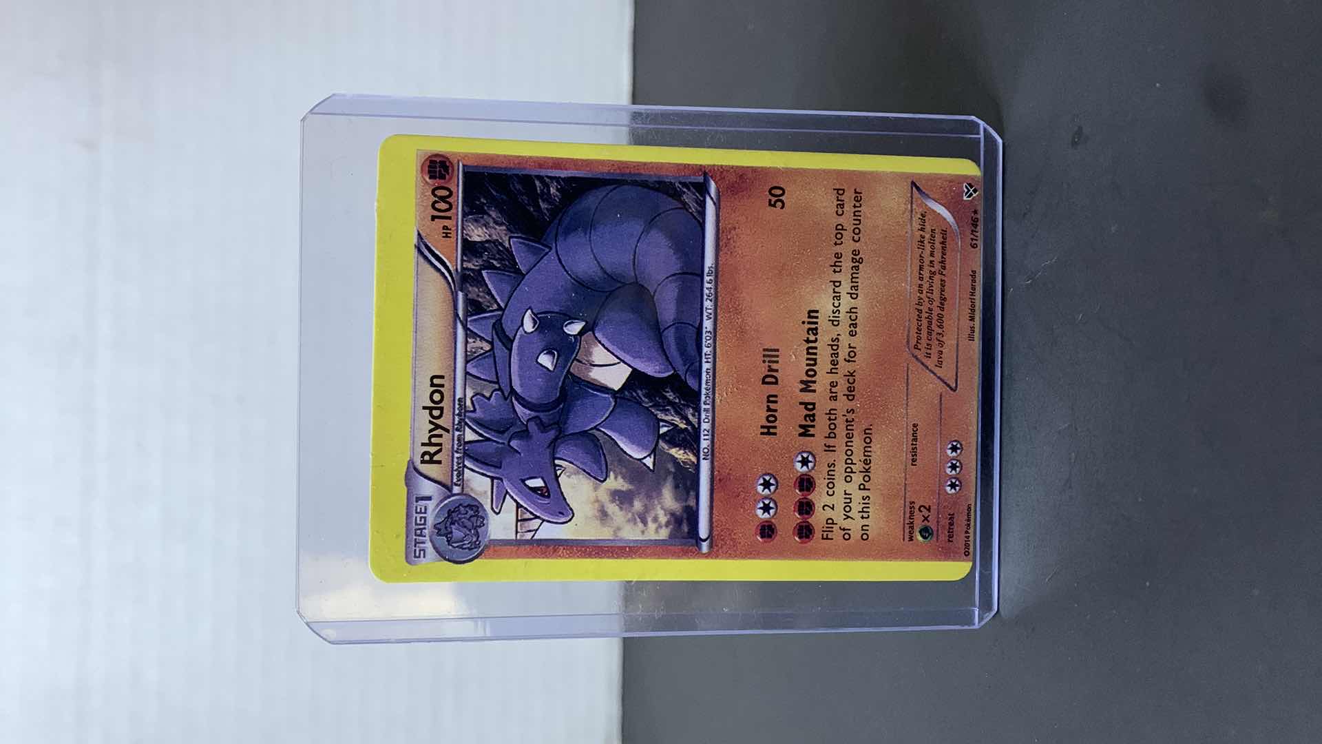 Photo 1 of 2014 POKEMON RHYDON CARD