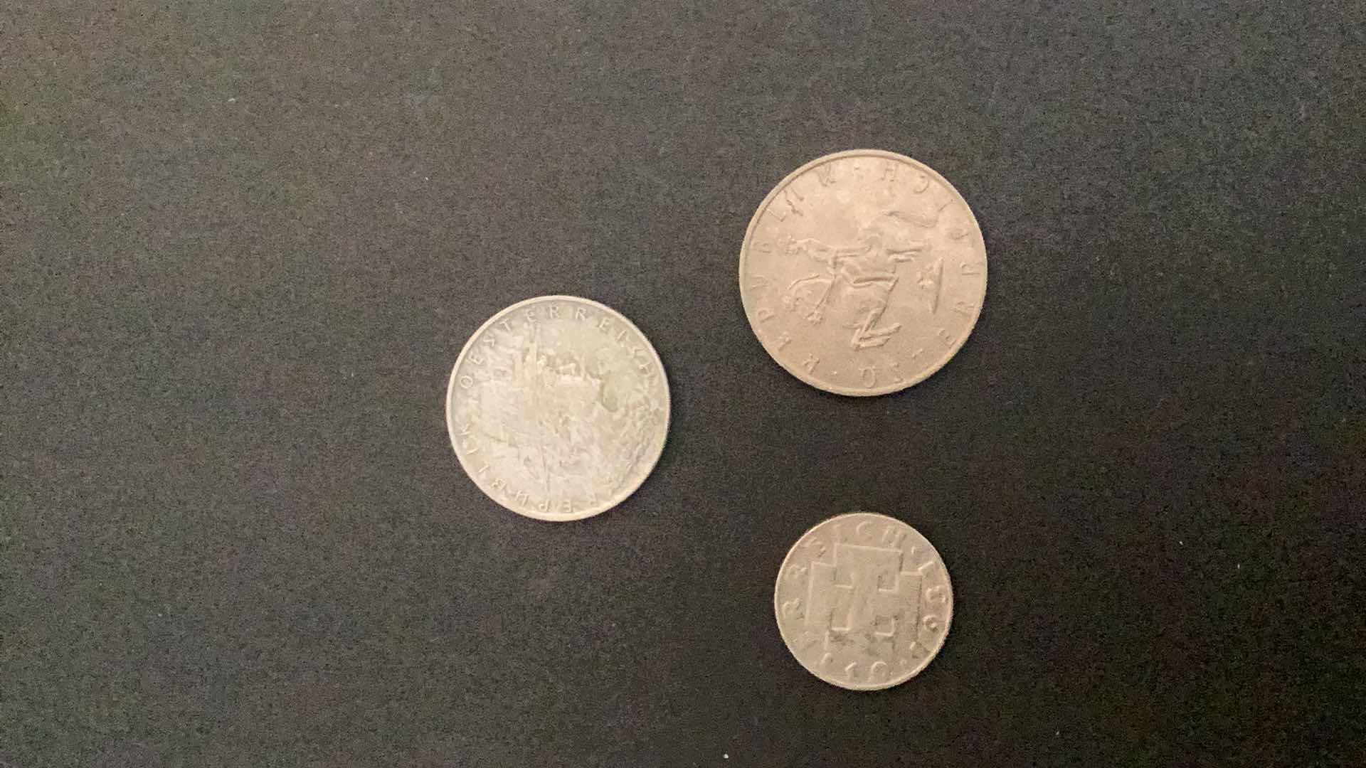 Photo 1 of AUSTRIA 1928,1931,1969 COINS