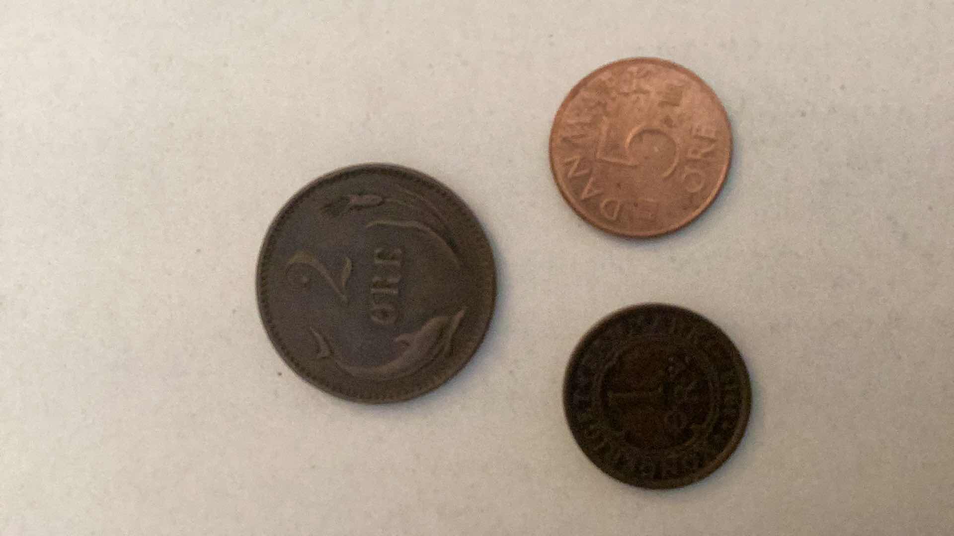 Photo 1 of DENMARK 1902,1912,1981 COINS