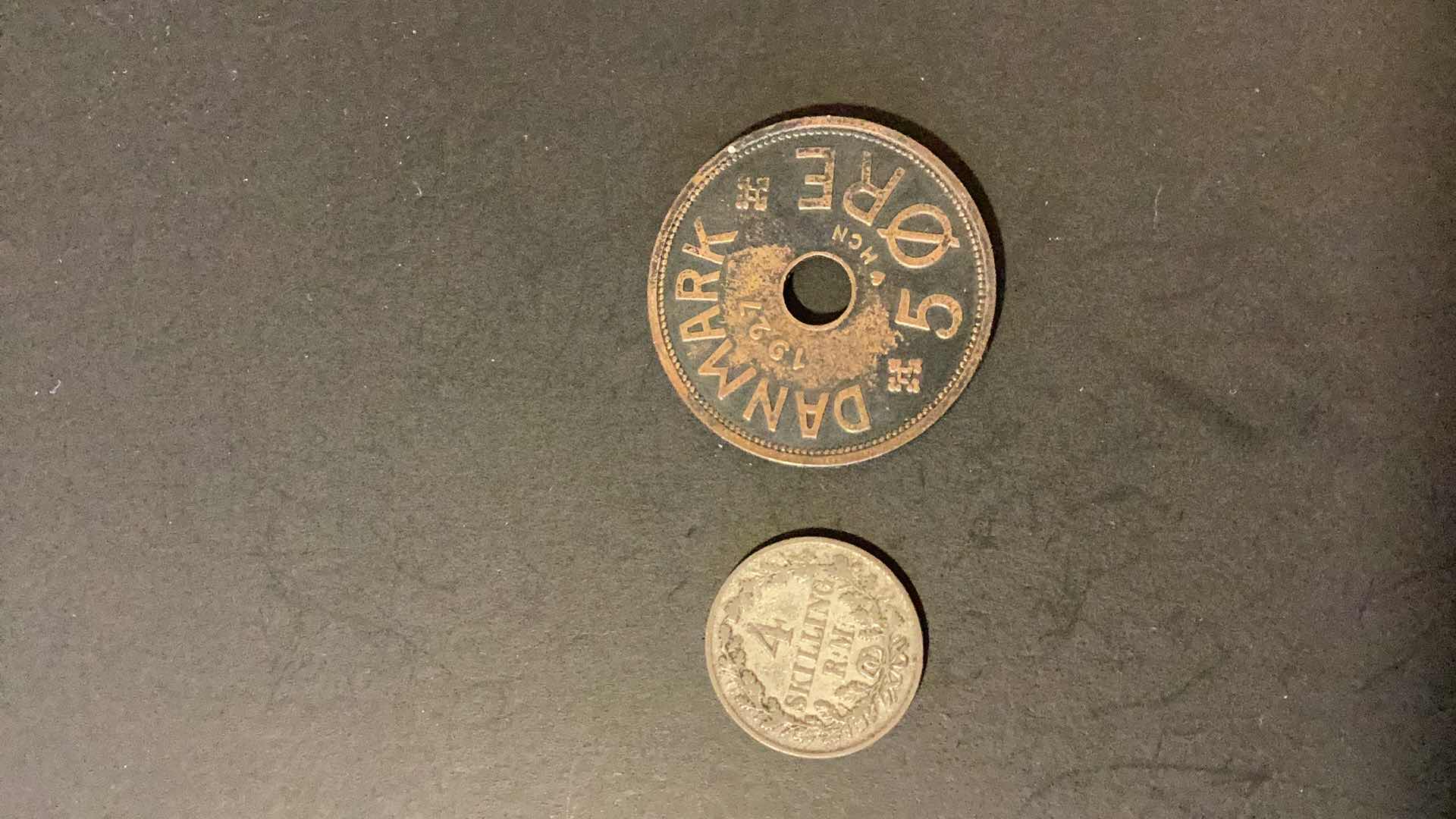 Photo 1 of DENMARK 1854,1927 COINS